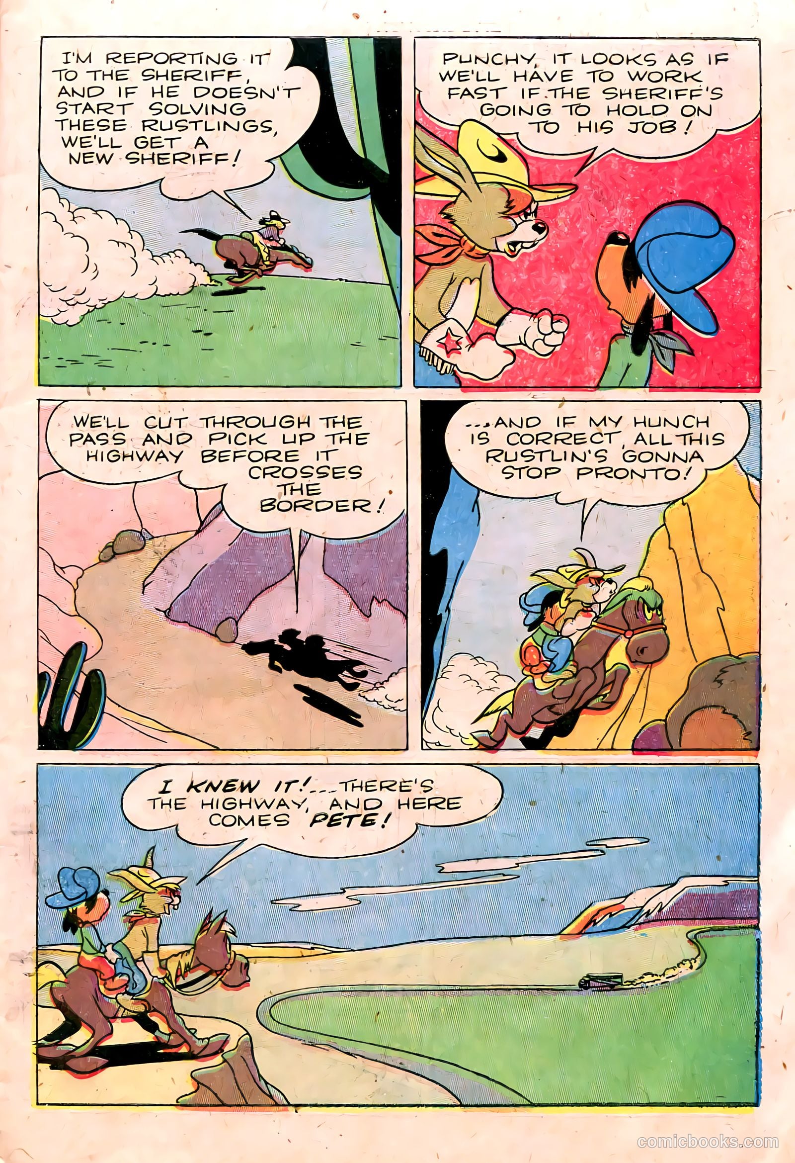 "Red" Rabbit Comics #4 (1947) — page 9 of 52