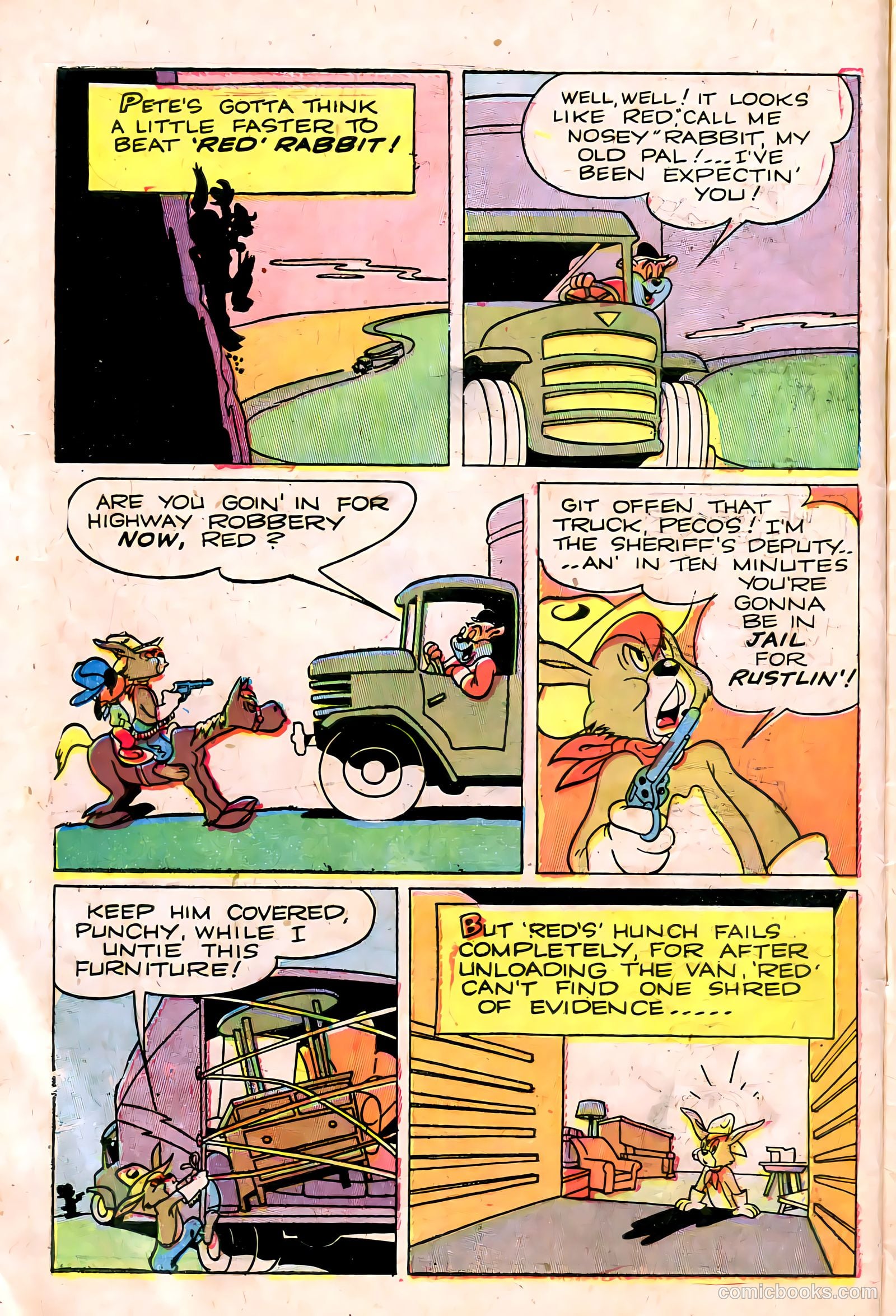"Red" Rabbit Comics #4 (1947) — page 10 of 52