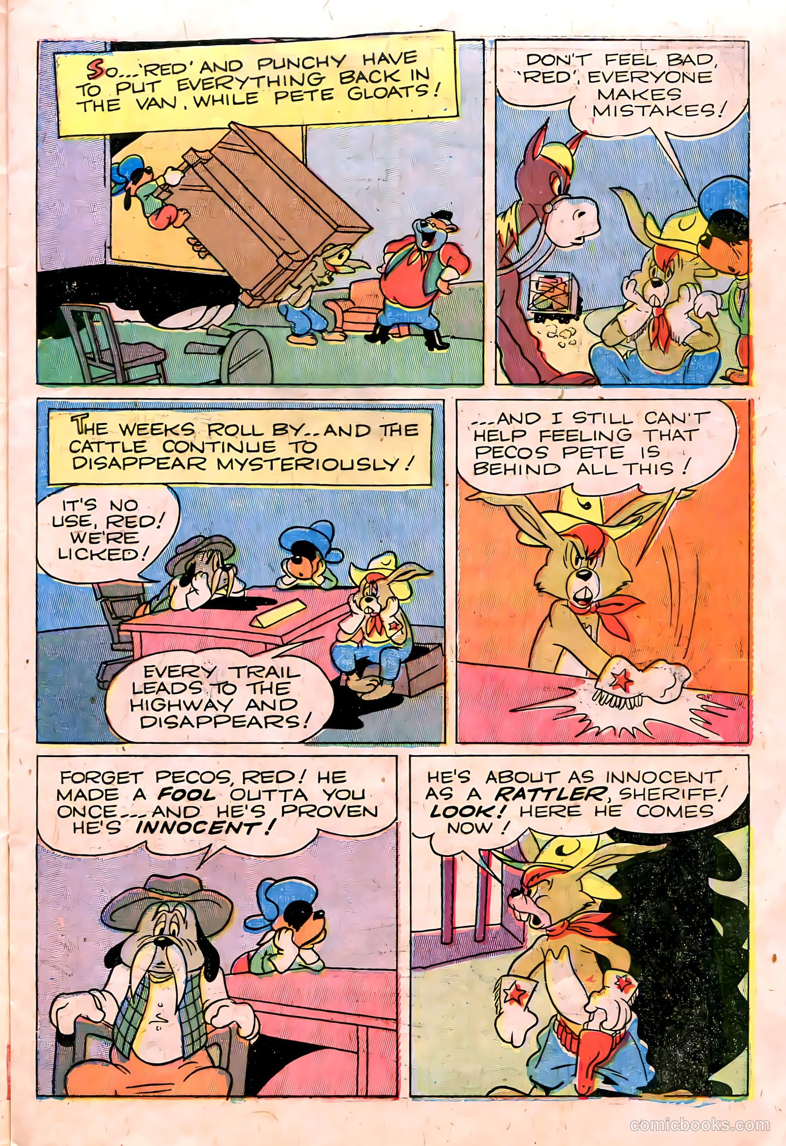 "Red" Rabbit Comics #4 (1947) — page 11 of 52