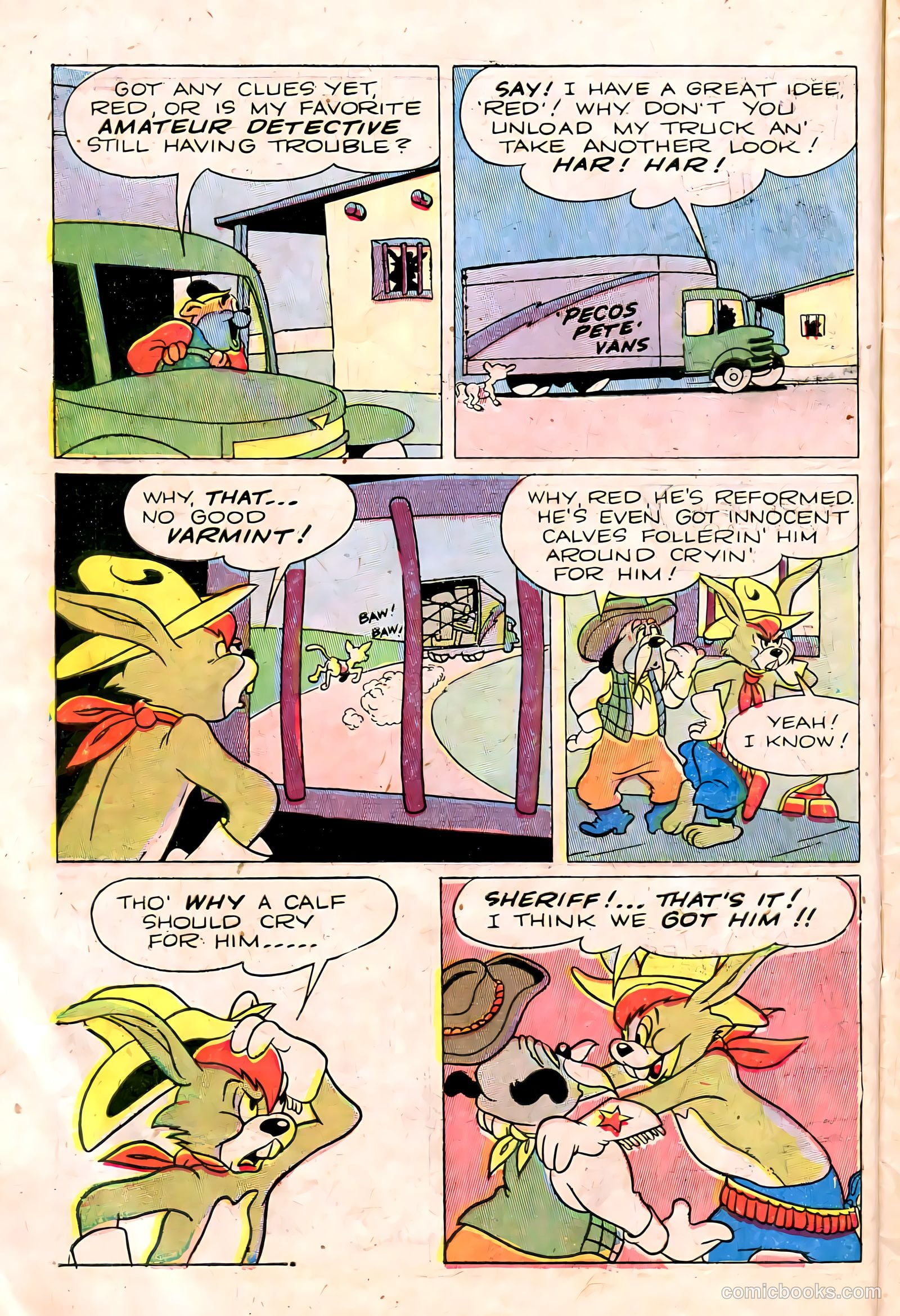 "Red" Rabbit Comics #4 (1947) — page 12 of 52