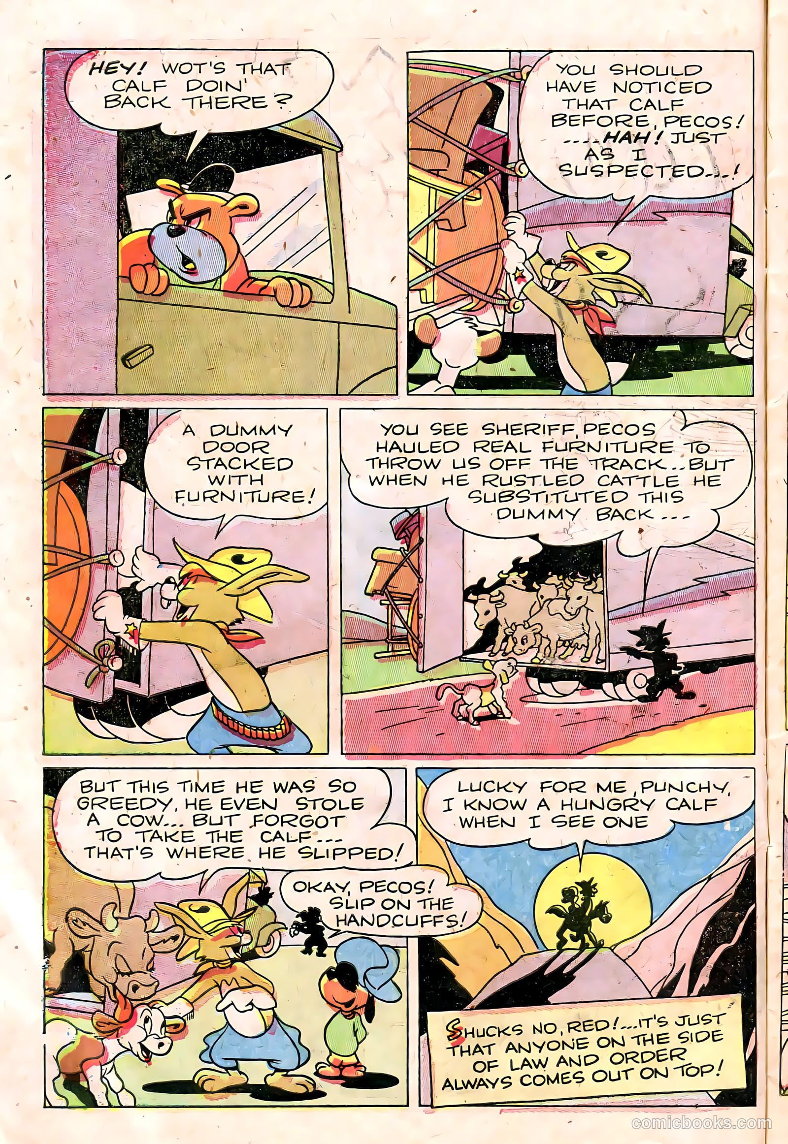 "Red" Rabbit Comics #4 (1947) — page 14 of 52