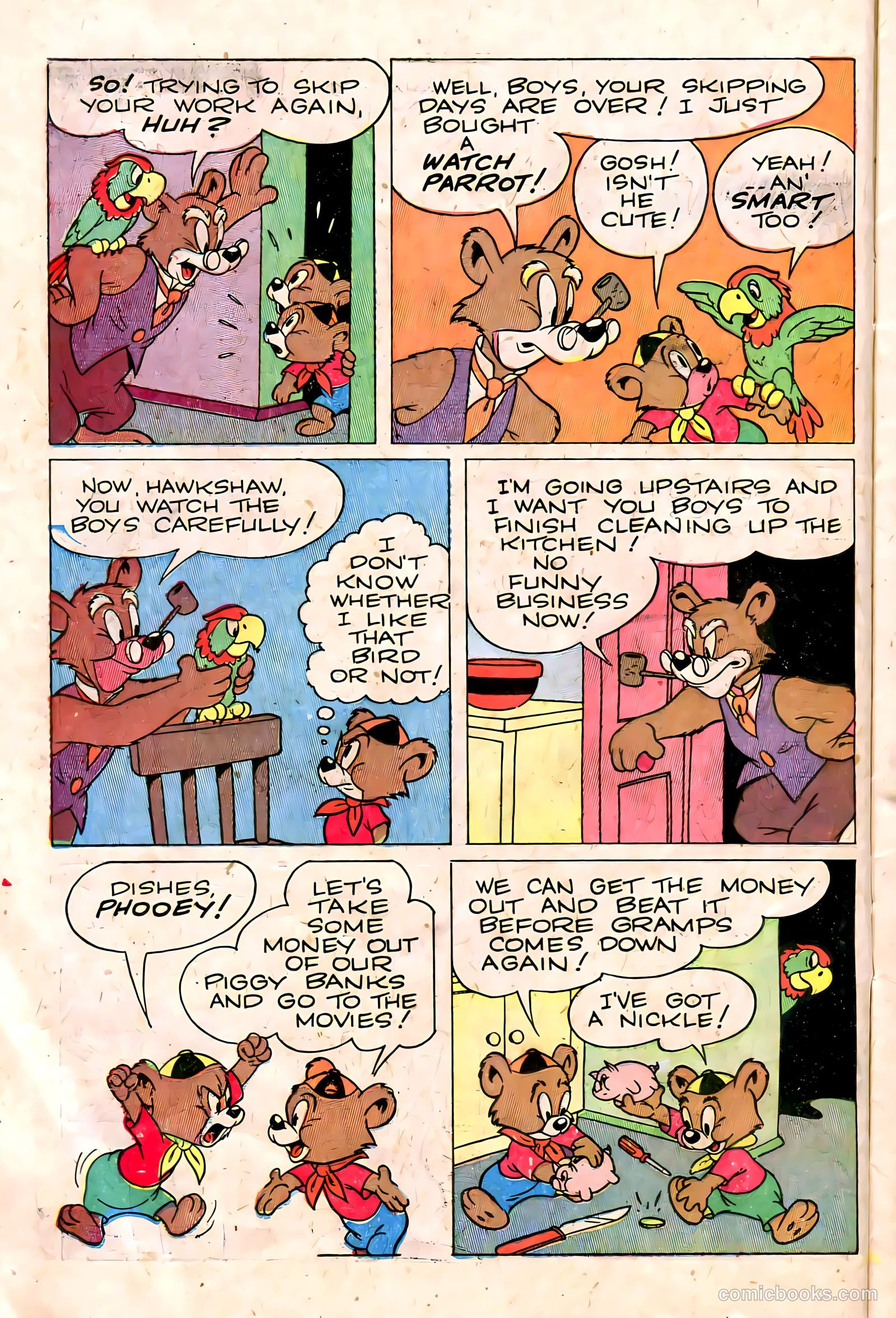 "Red" Rabbit Comics #4 (1947) — page 16 of 52