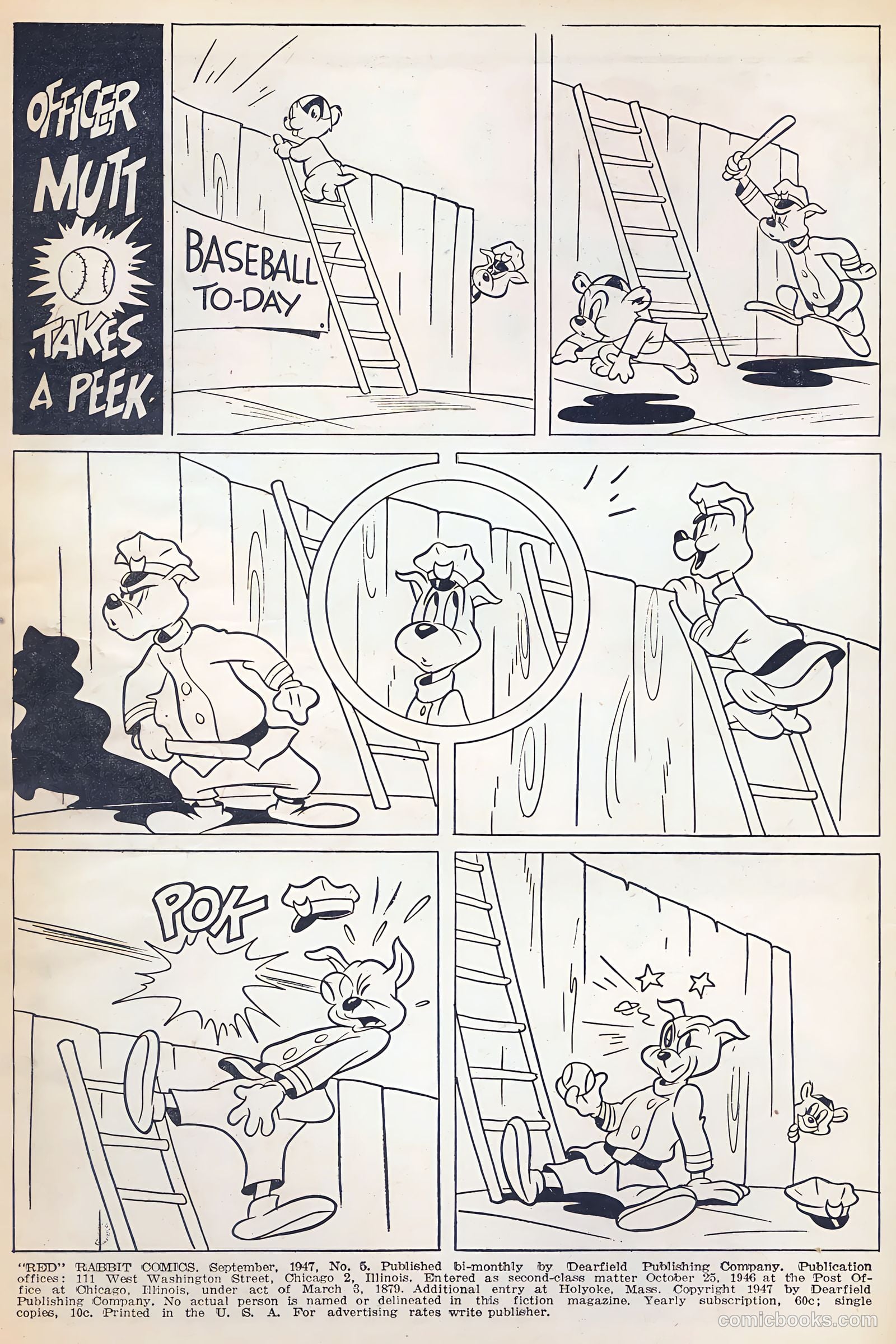 "Red" Rabbit Comics #5 (1947) — page 2 of 49