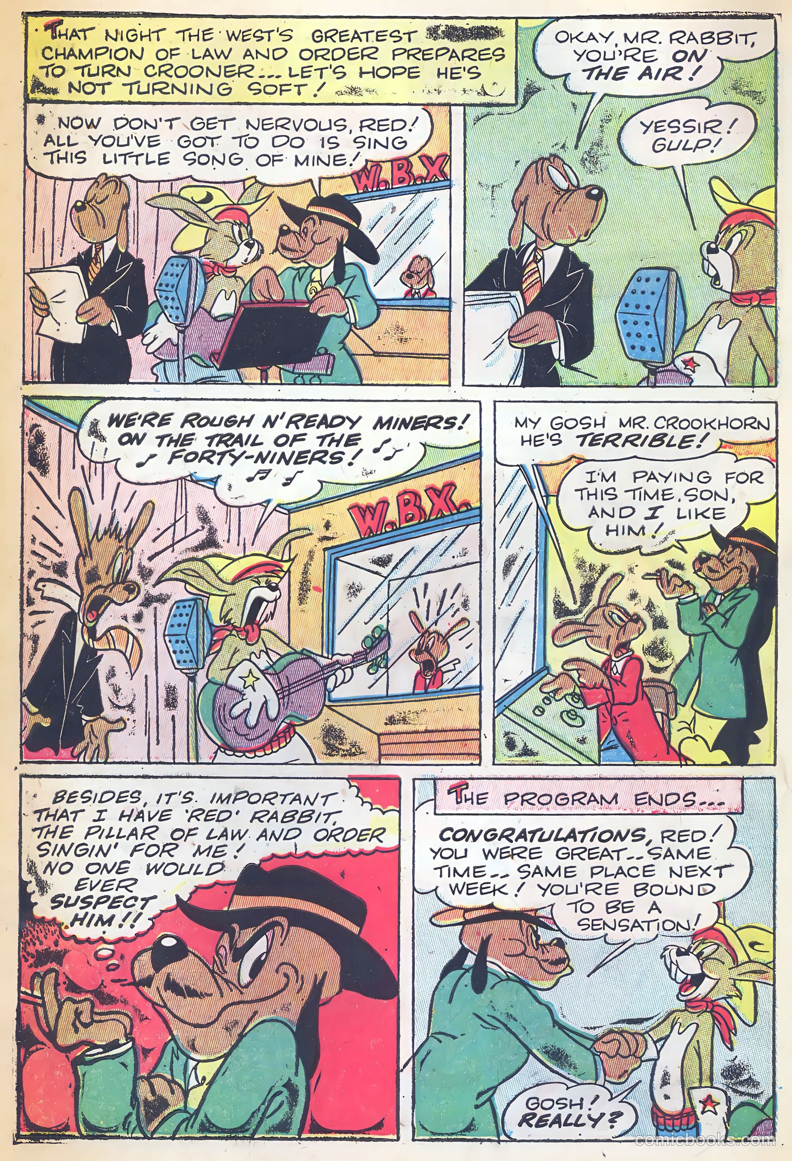 "Red" Rabbit Comics #5 (1947) — page 8 of 49