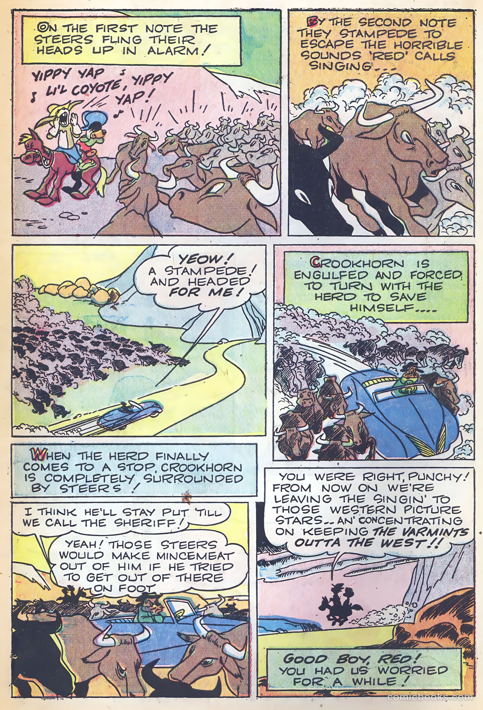 "Red" Rabbit Comics #5 (1947) — page 14 of 49