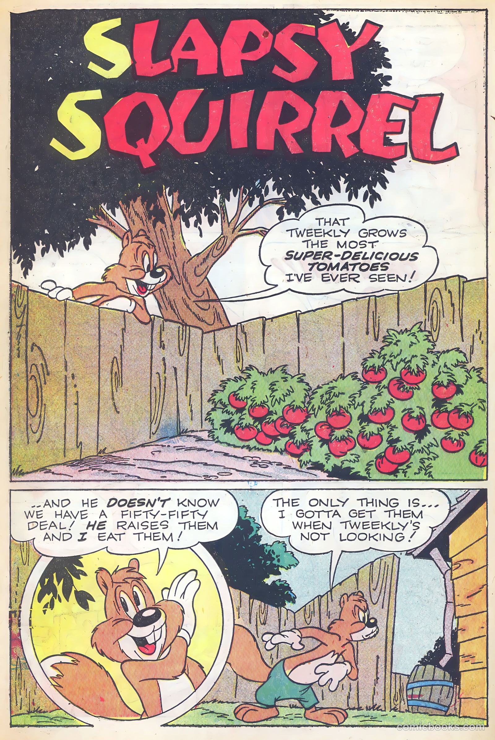 "Red" Rabbit Comics #5 (1947) — page 36 of 49