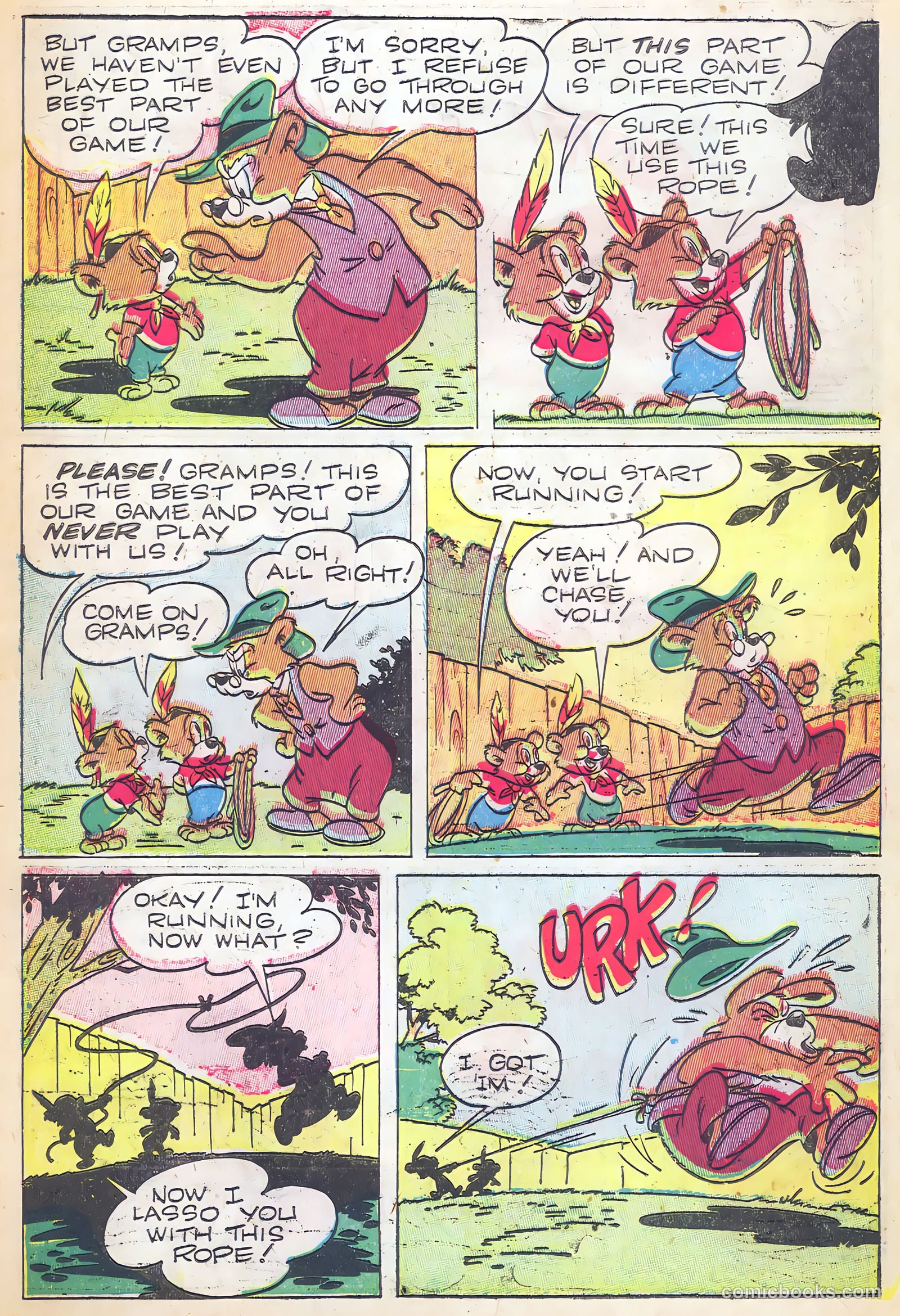 "Red" Rabbit Comics #5 (1947) — page 46 of 49