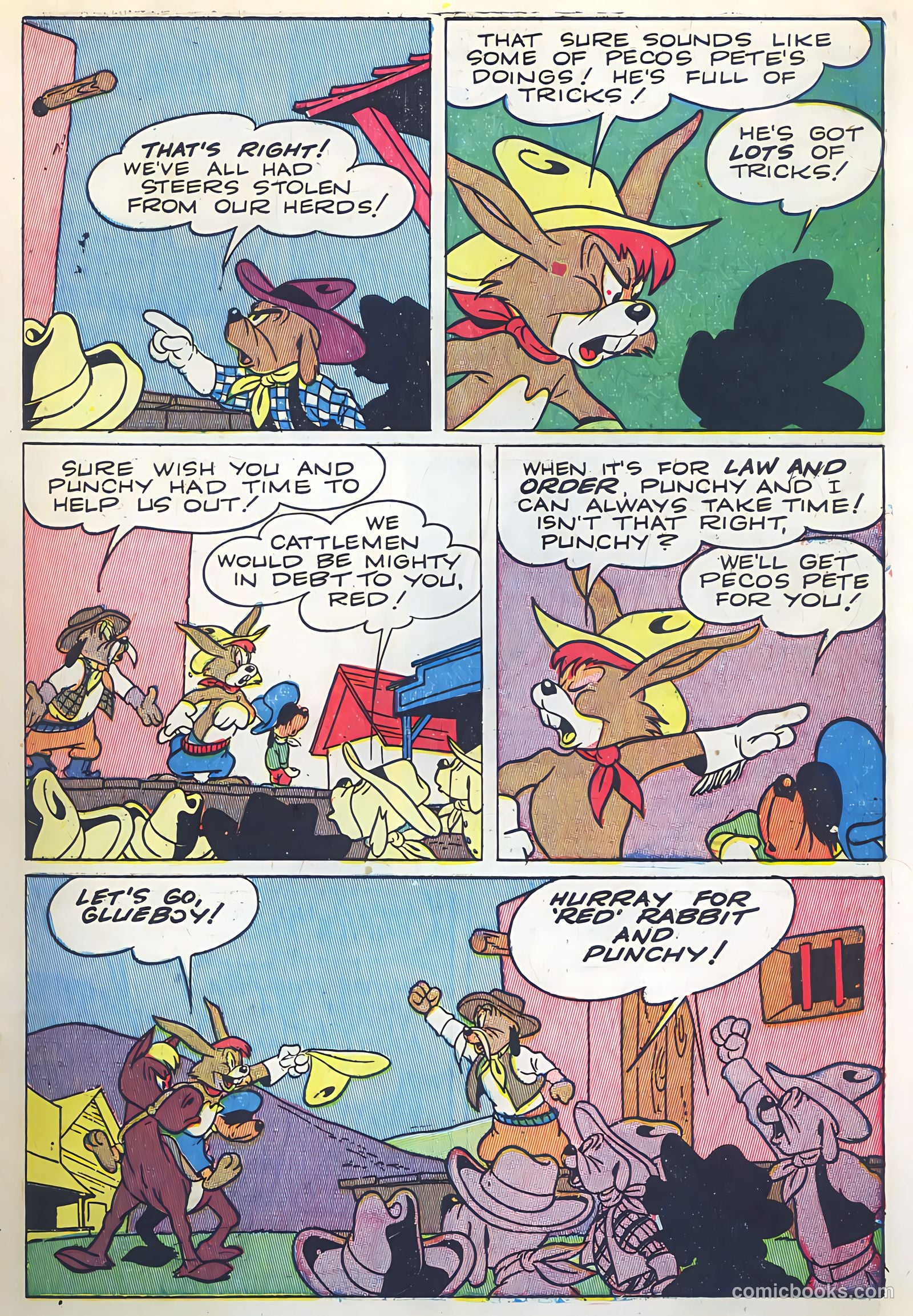 "Red" Rabbit Comics #6 (1948) — page 5 of 47