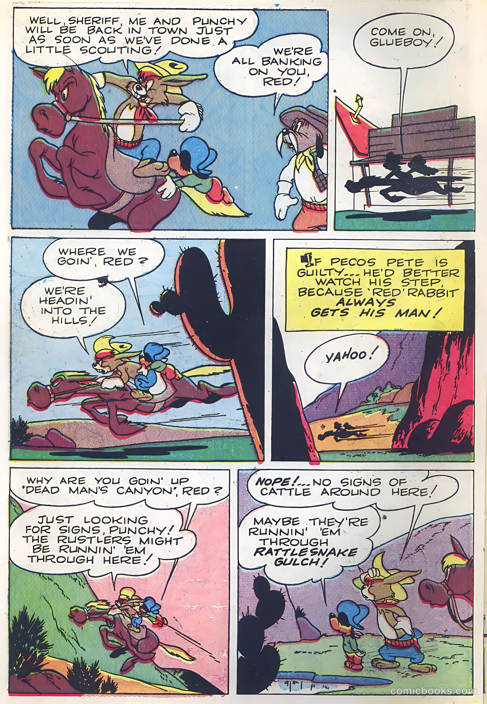 "Red" Rabbit Comics #6 (1948) — page 6 of 47
