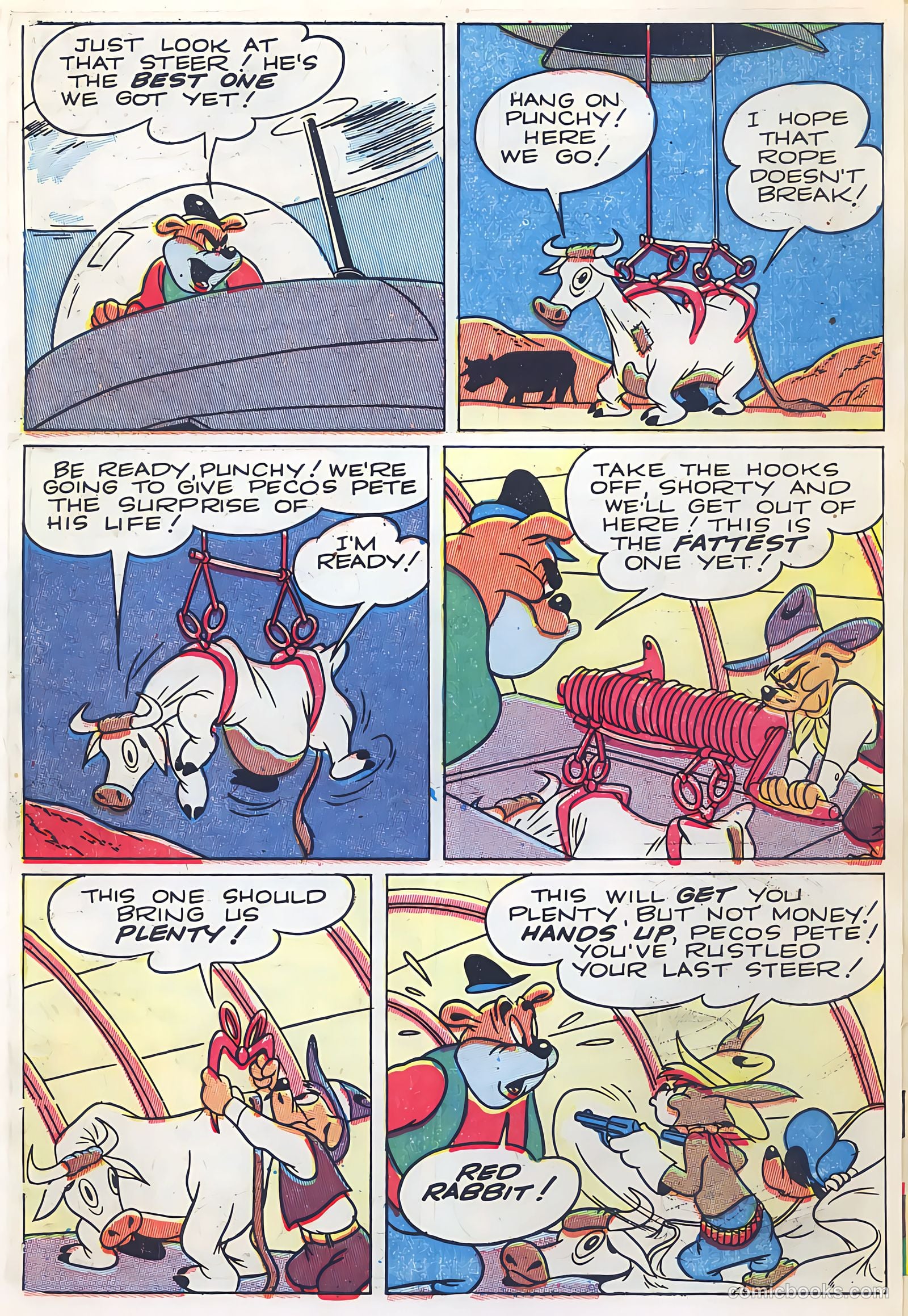 "Red" Rabbit Comics #6 (1948) — page 12 of 47