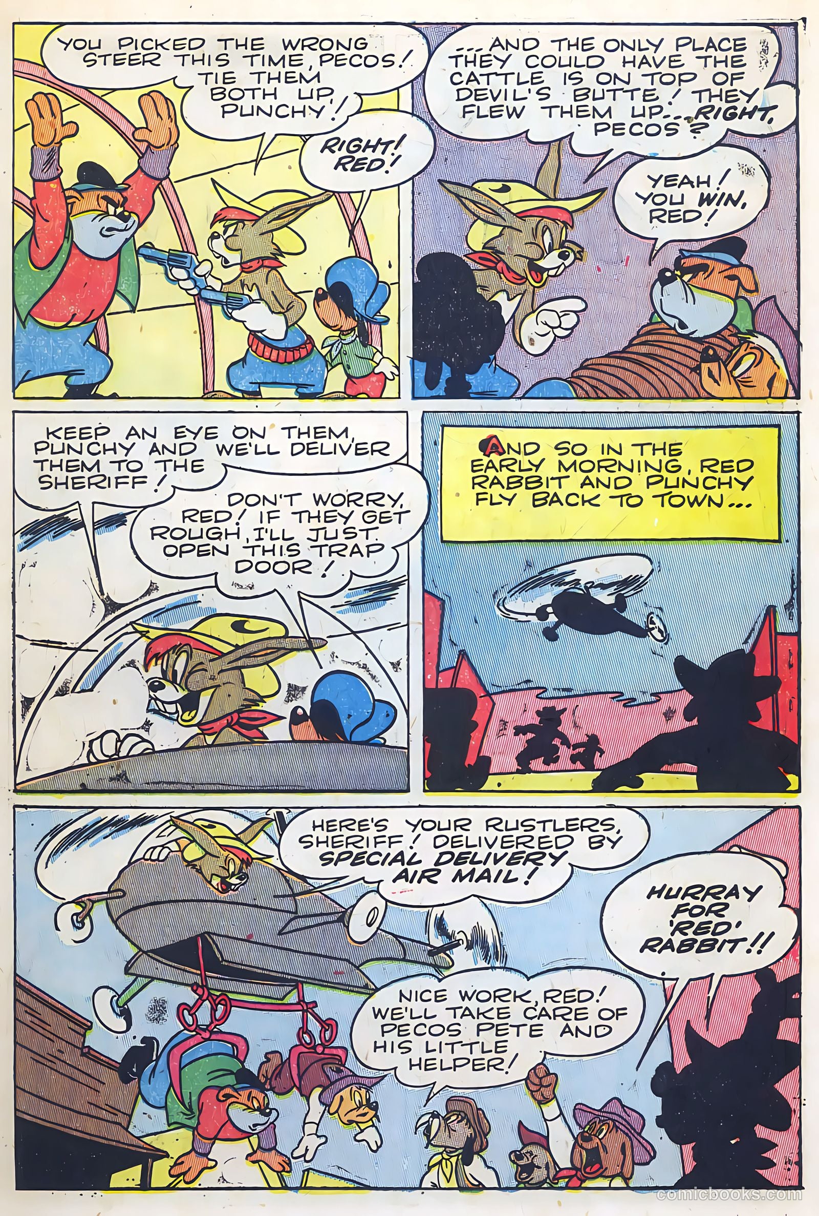"Red" Rabbit Comics #6 (1948) — page 13 of 47