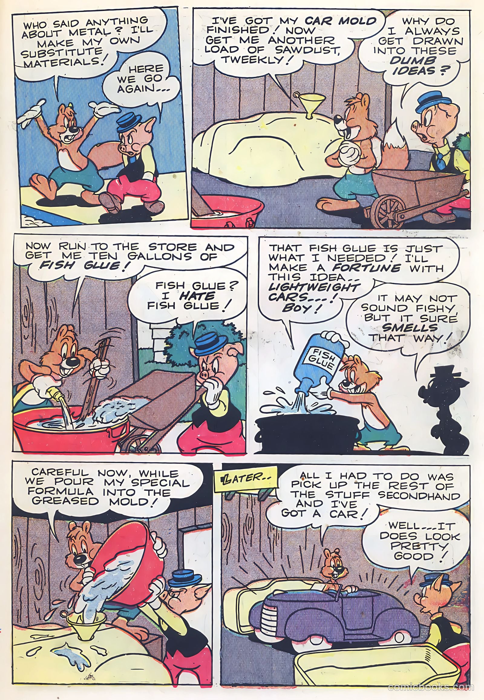 "Red" Rabbit Comics #6 (1948) — page 37 of 47
