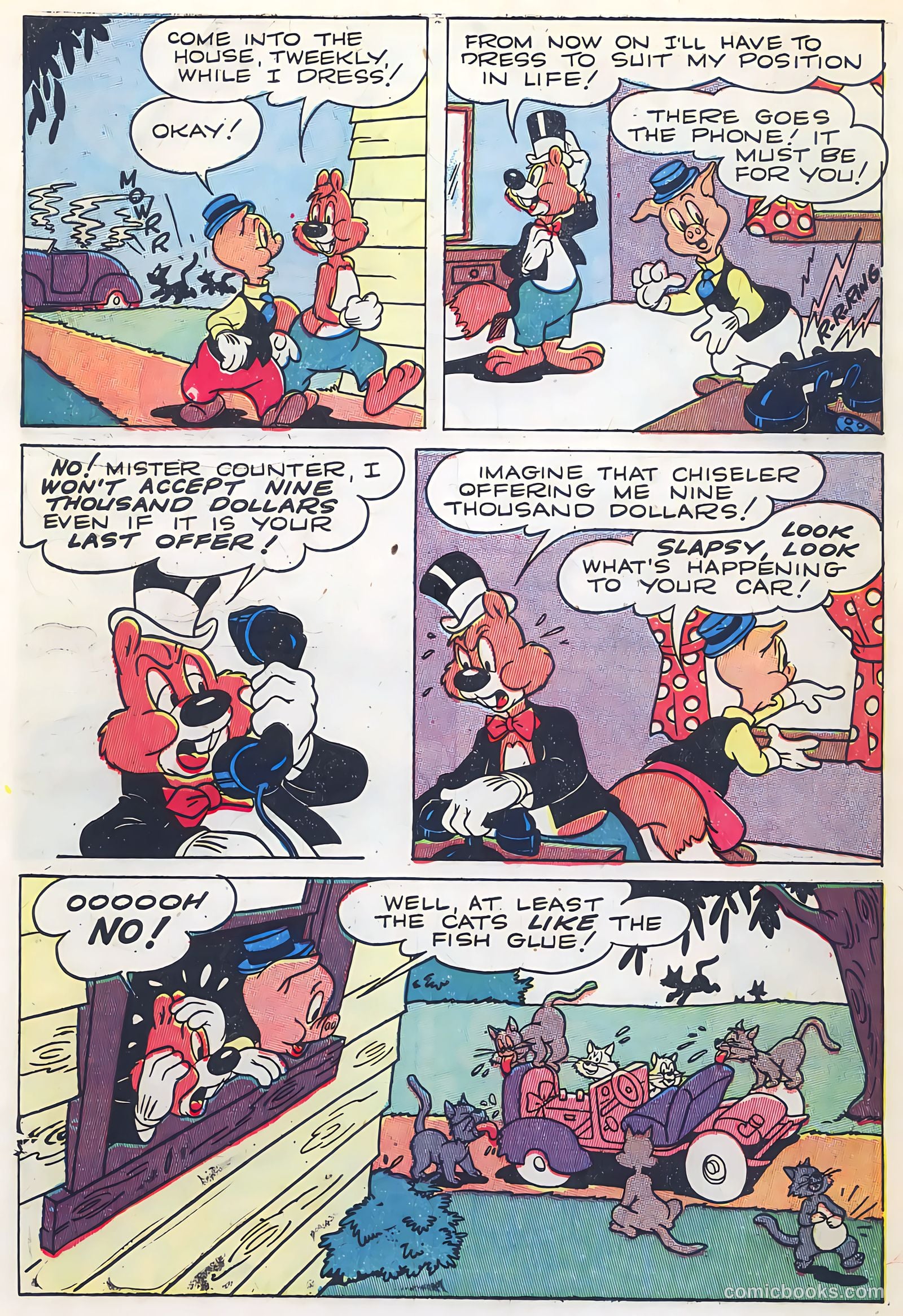 "Red" Rabbit Comics #6 (1948) — page 40 of 47