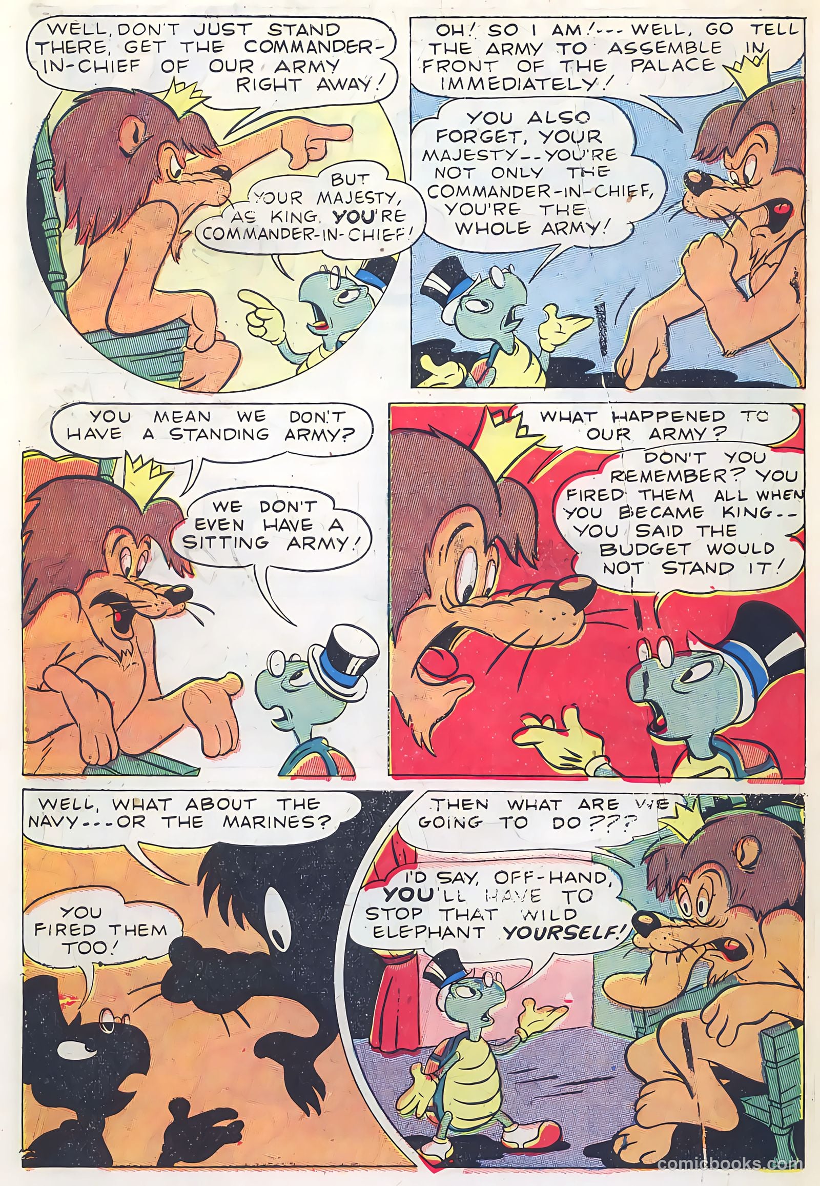 "Red" Rabbit Comics #6 (1948) — page 42 of 47