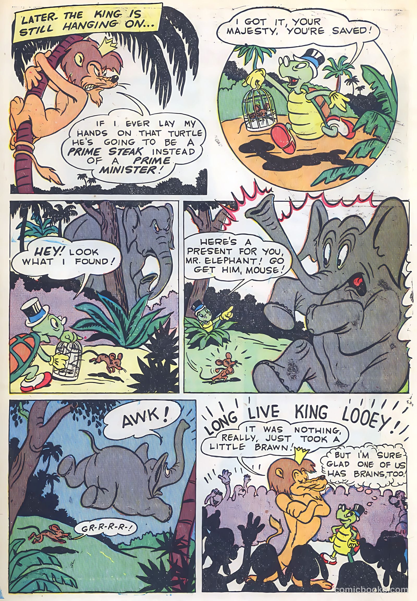 "Red" Rabbit Comics #6 (1948) — page 47 of 47