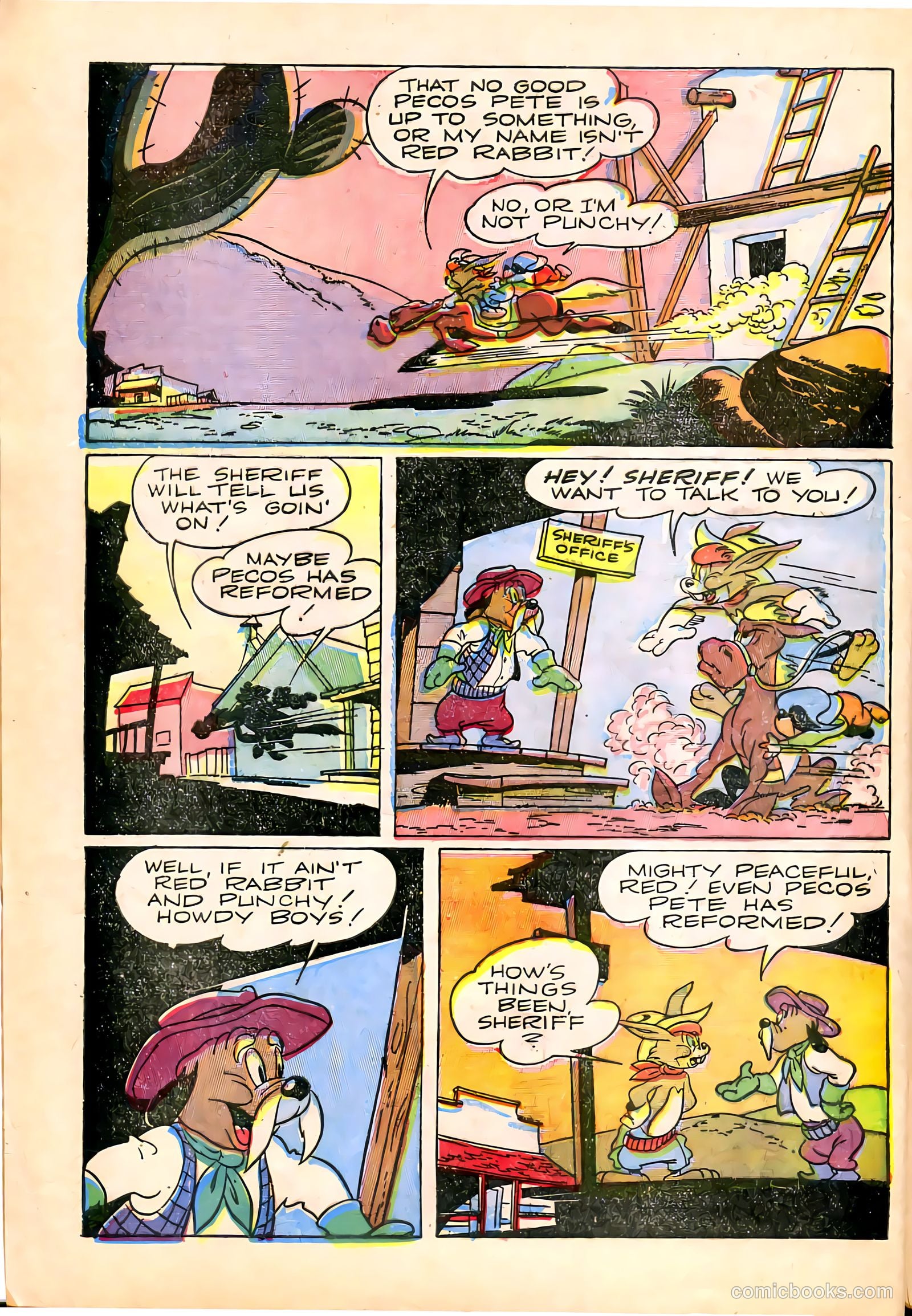 "Red" Rabbit Comics #7 (1948) — page 4 of 36