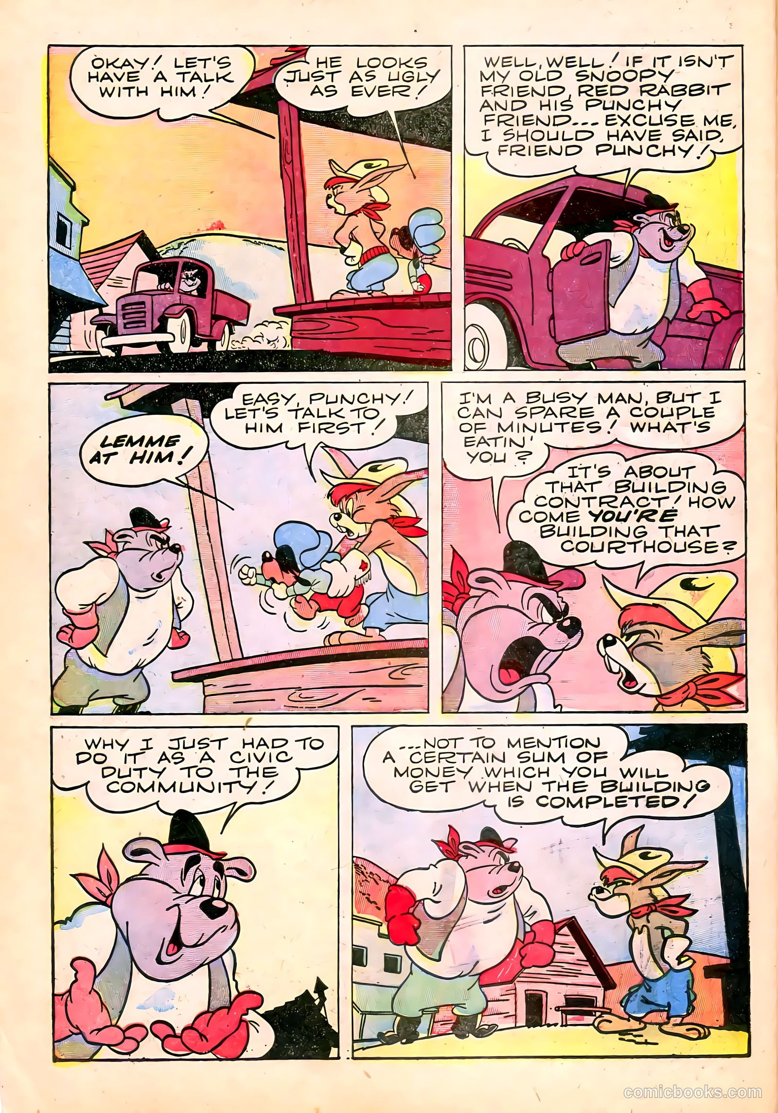 "Red" Rabbit Comics #7 (1948) — page 6 of 36
