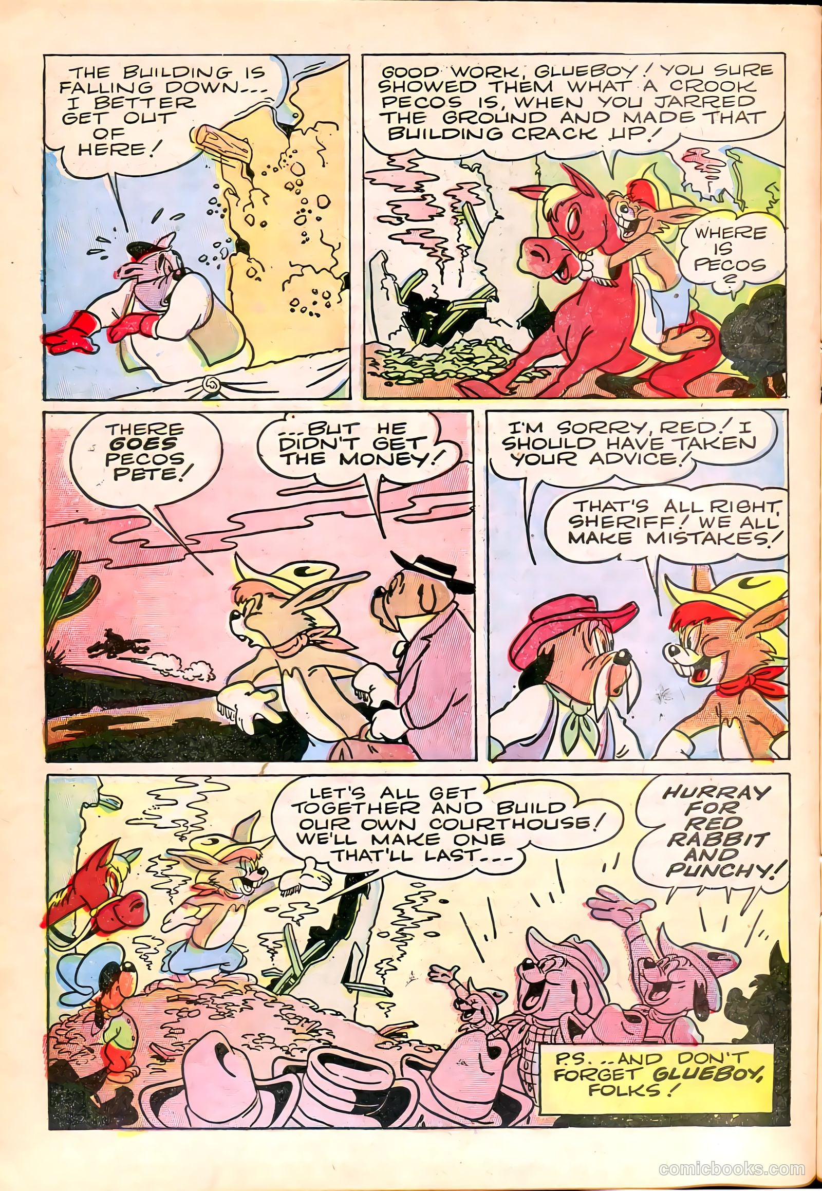 "Red" Rabbit Comics #7 (1948) — page 14 of 36