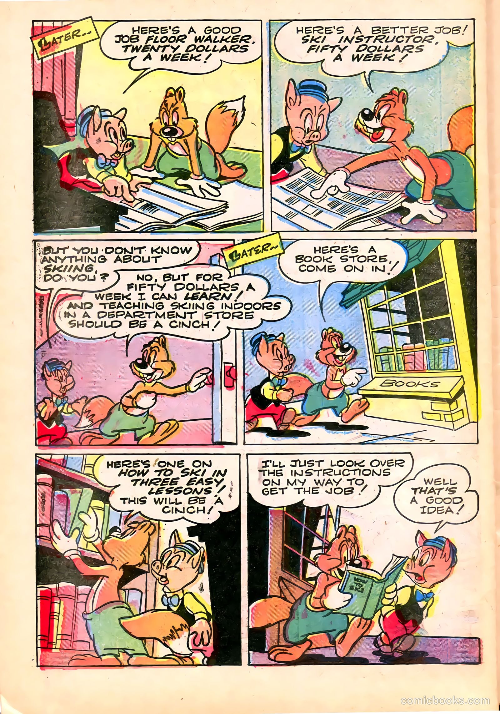 "Red" Rabbit Comics #7 (1948) — page 30 of 36