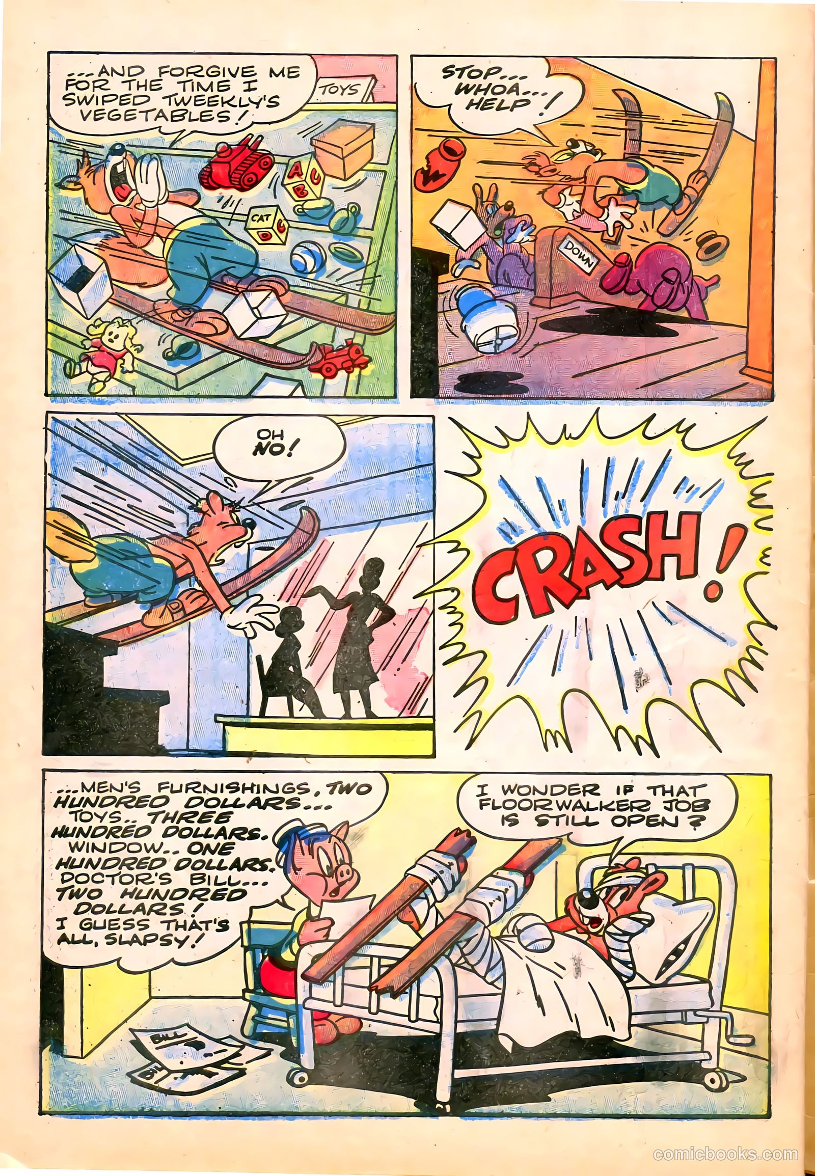 "Red" Rabbit Comics #7 (1948) — page 34 of 36
