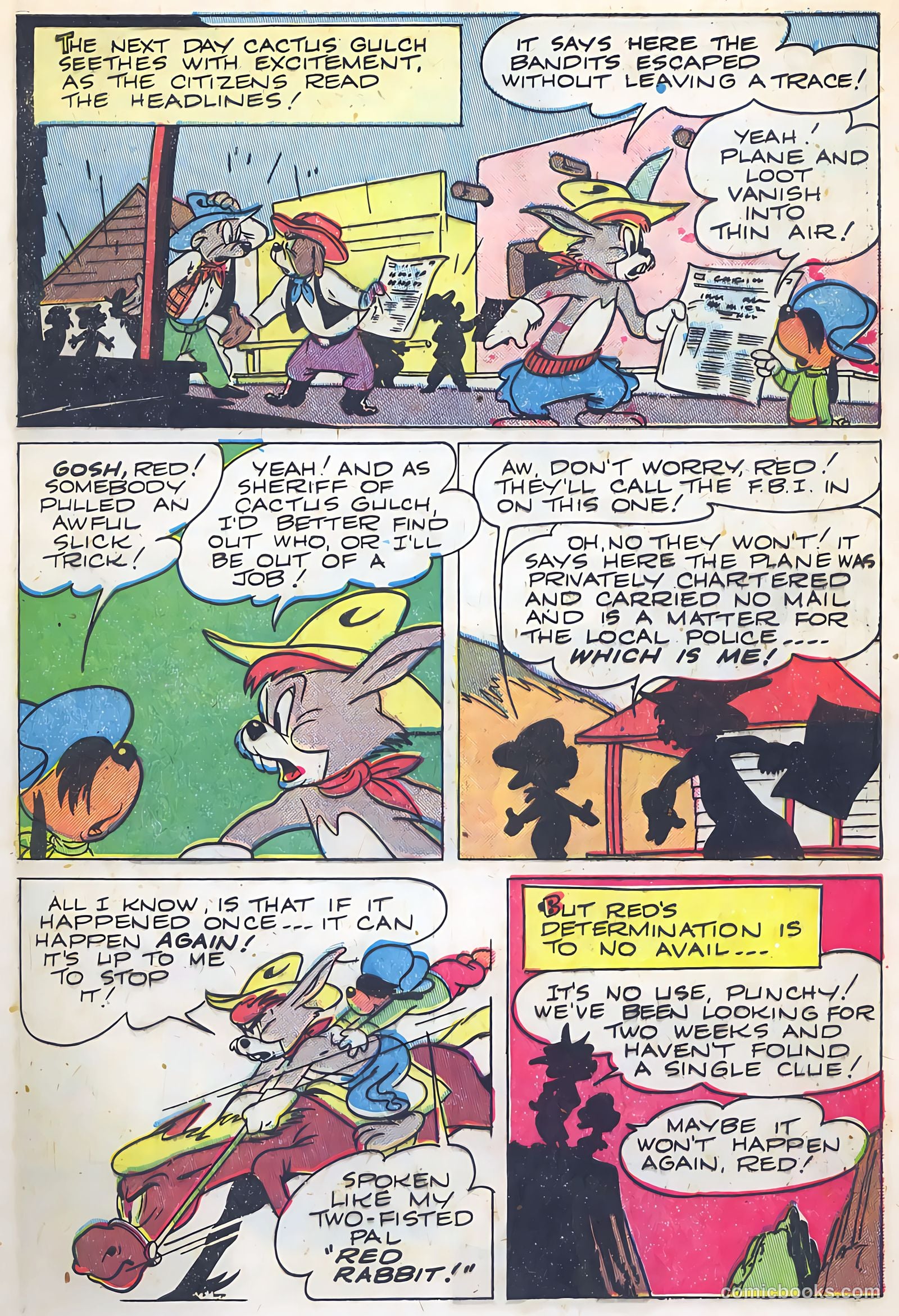 "Red" Rabbit Comics #8 (1948) — page 4 of 31