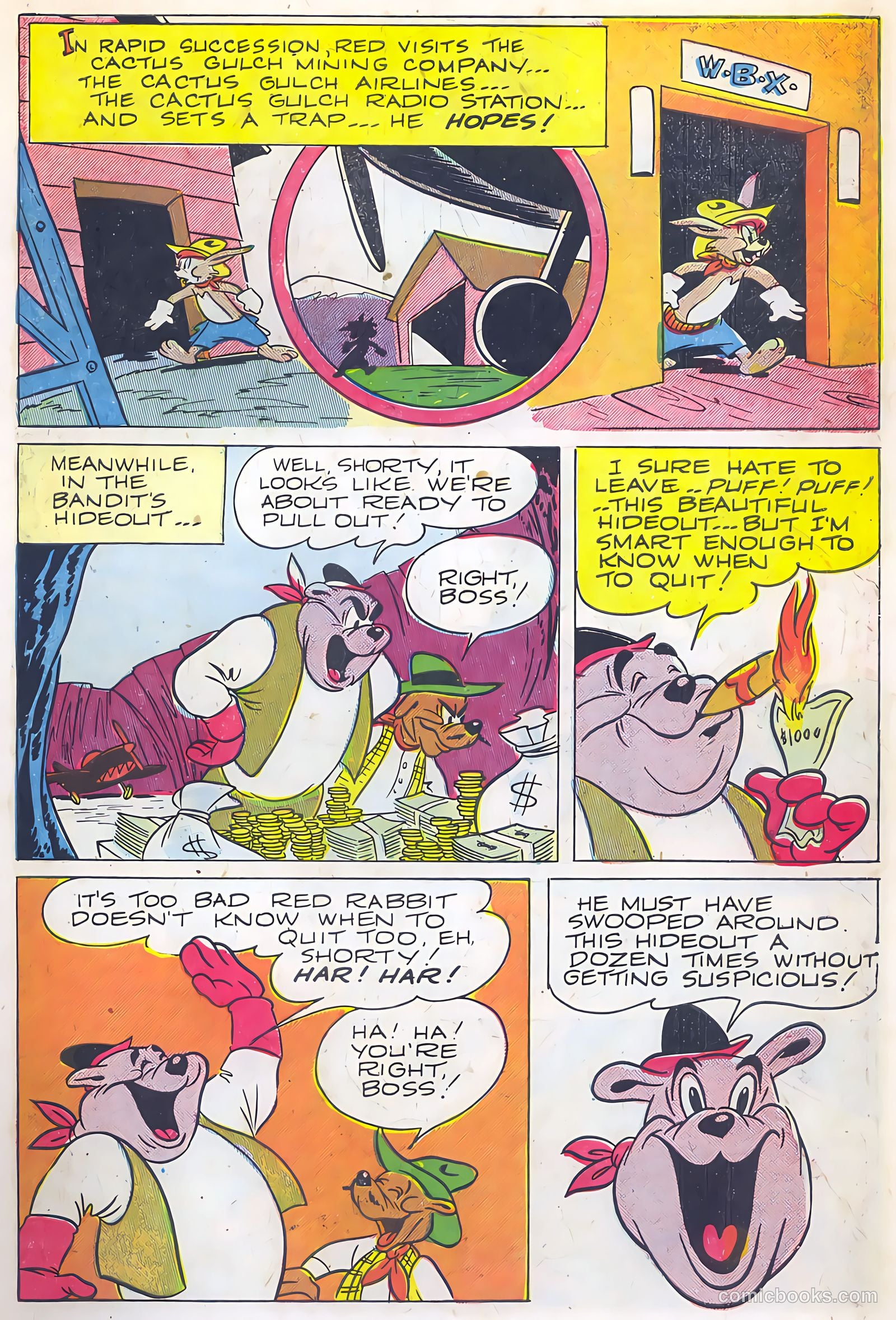 "Red" Rabbit Comics #8 (1948) — page 6 of 31