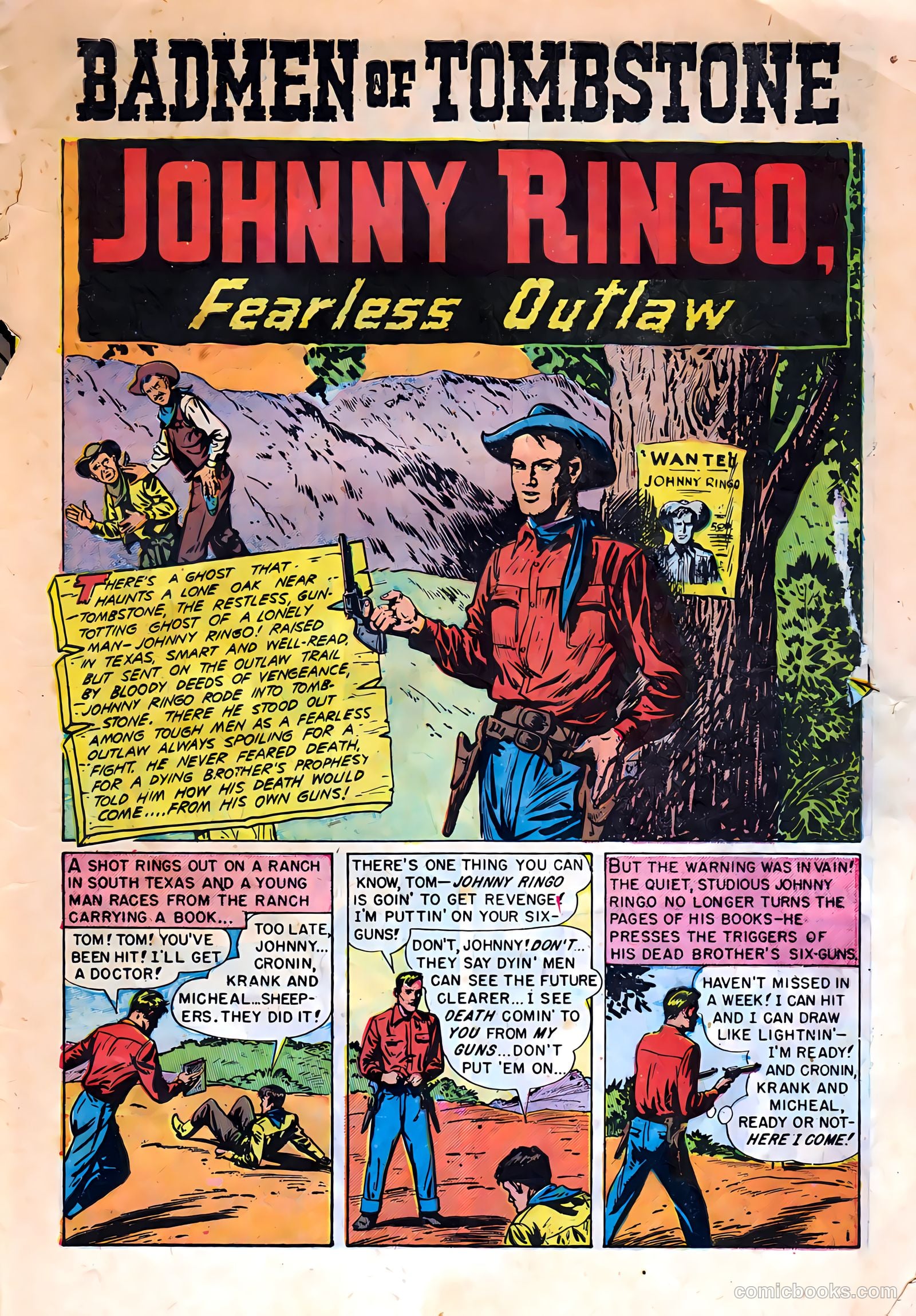 Bad Men of Tombstone #1 (1950) — page 3 of 36