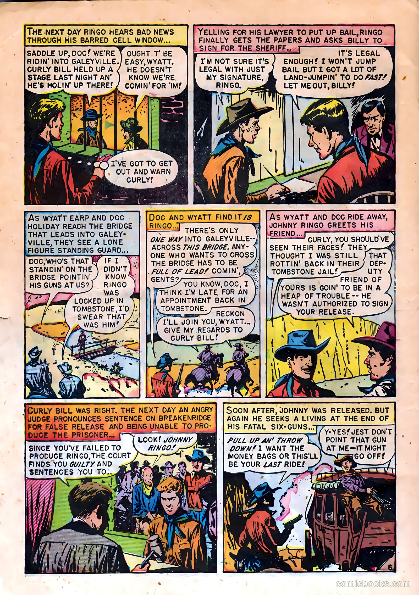 Bad Men of Tombstone #1 (1950) — page 8 of 36