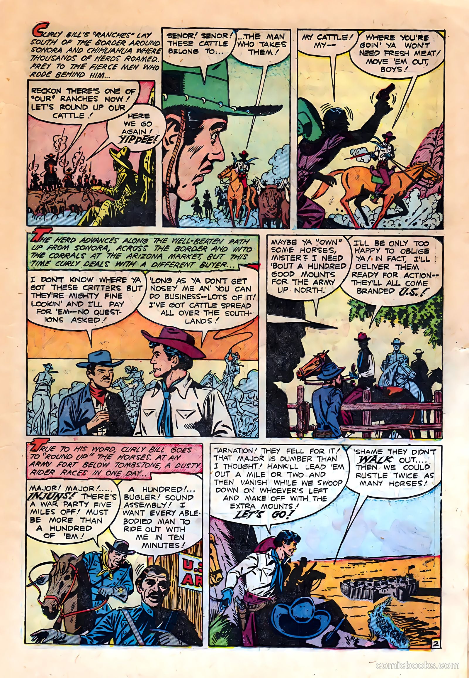 Bad Men of Tombstone #1 (1950) — page 11 of 36
