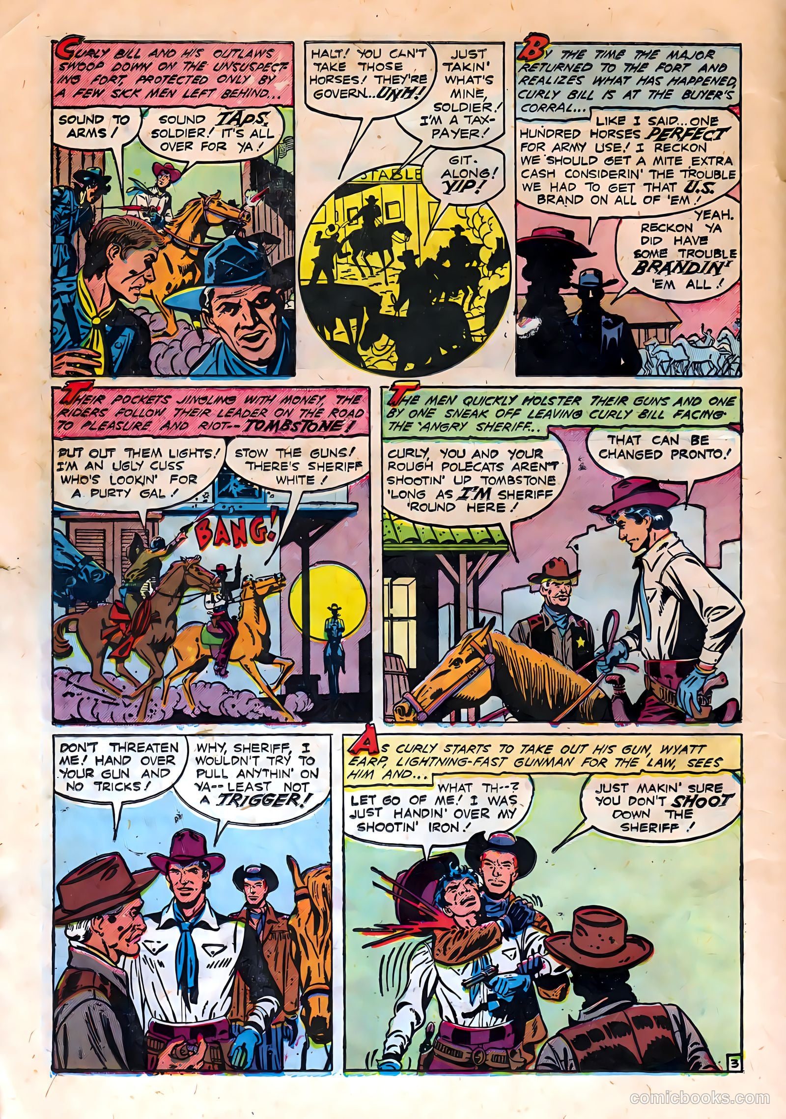 Bad Men of Tombstone #1 (1950) — page 12 of 36