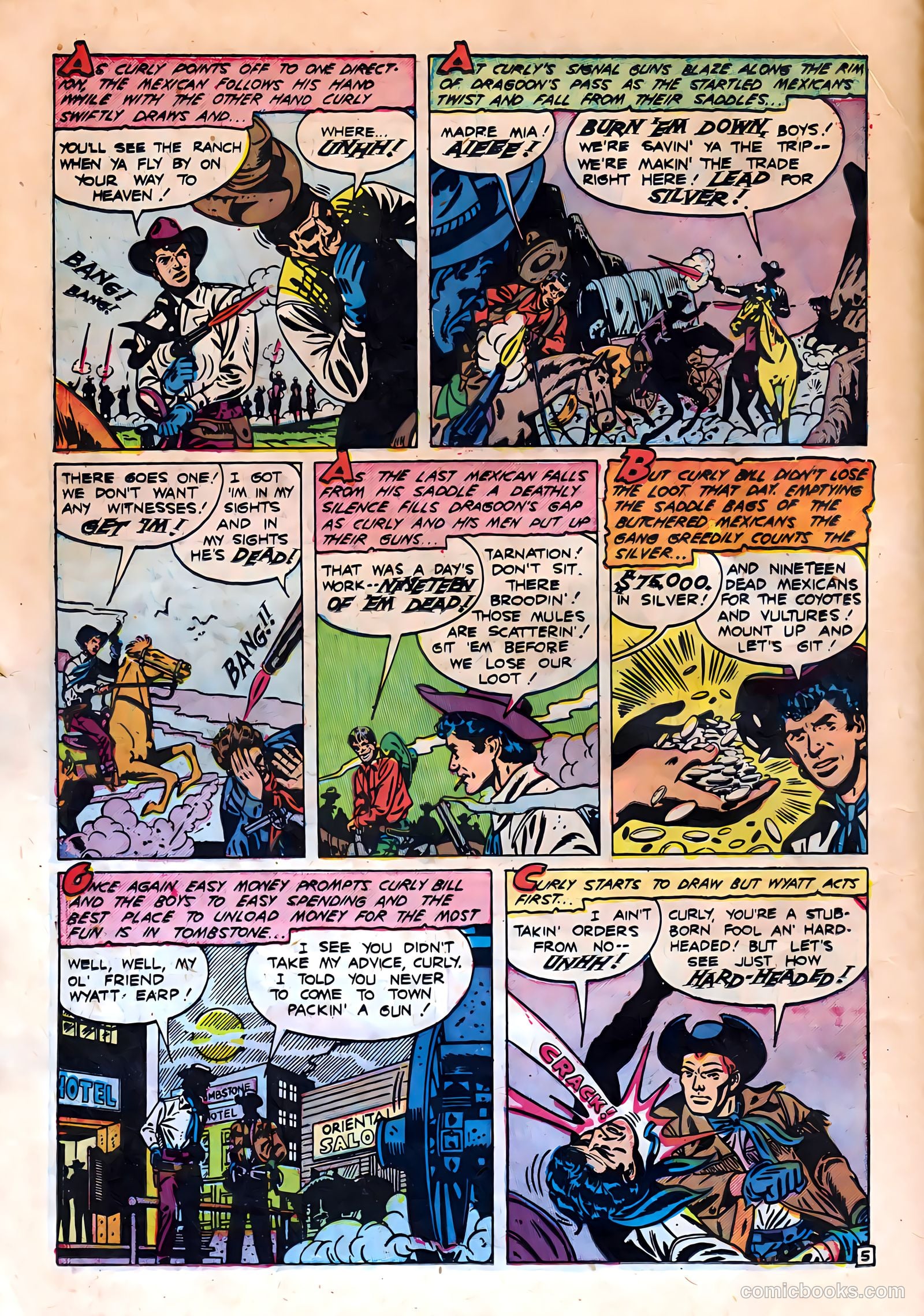 Bad Men of Tombstone #1 (1950) — page 14 of 36