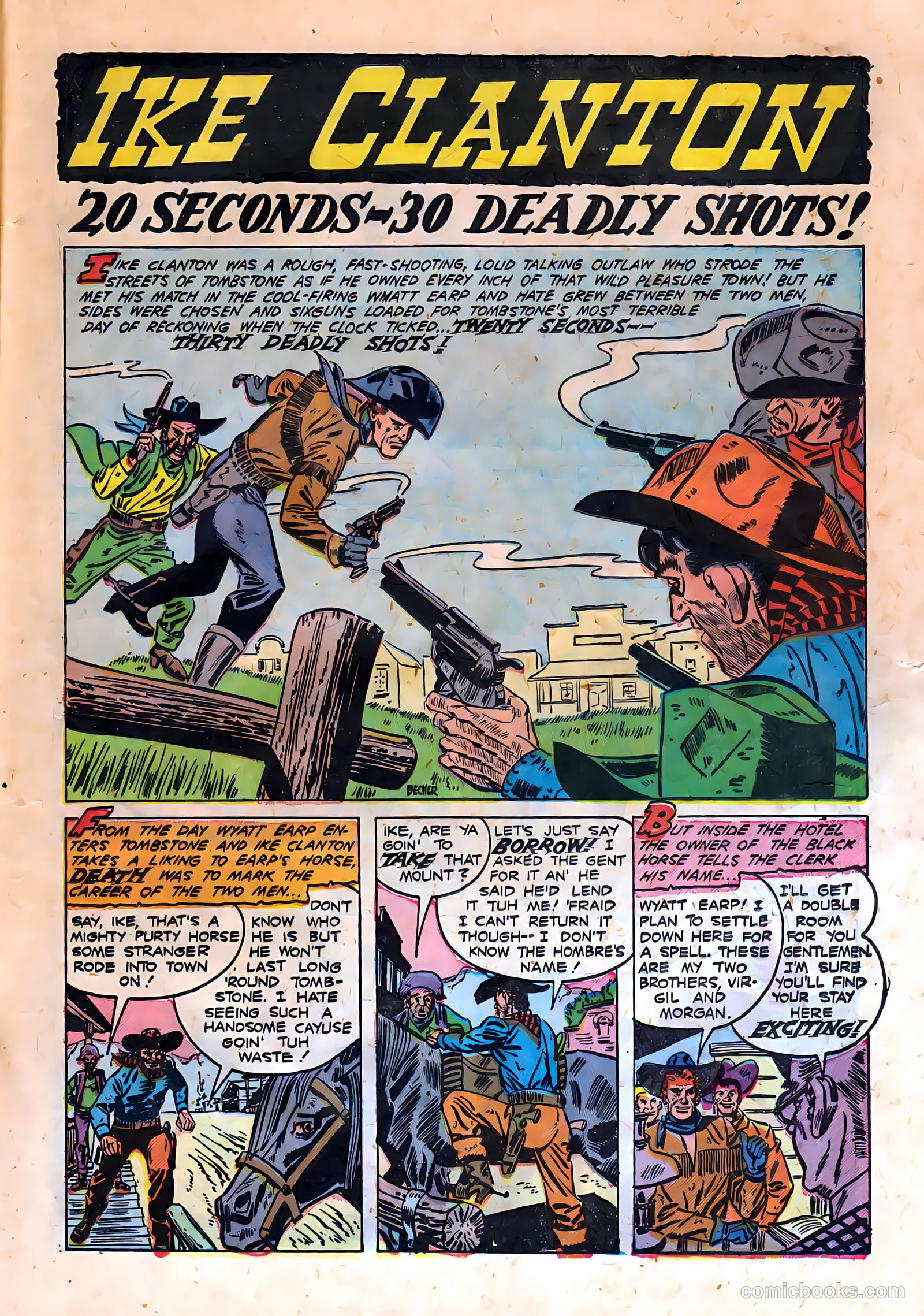 Bad Men of Tombstone #1 (1950) — page 17 of 36