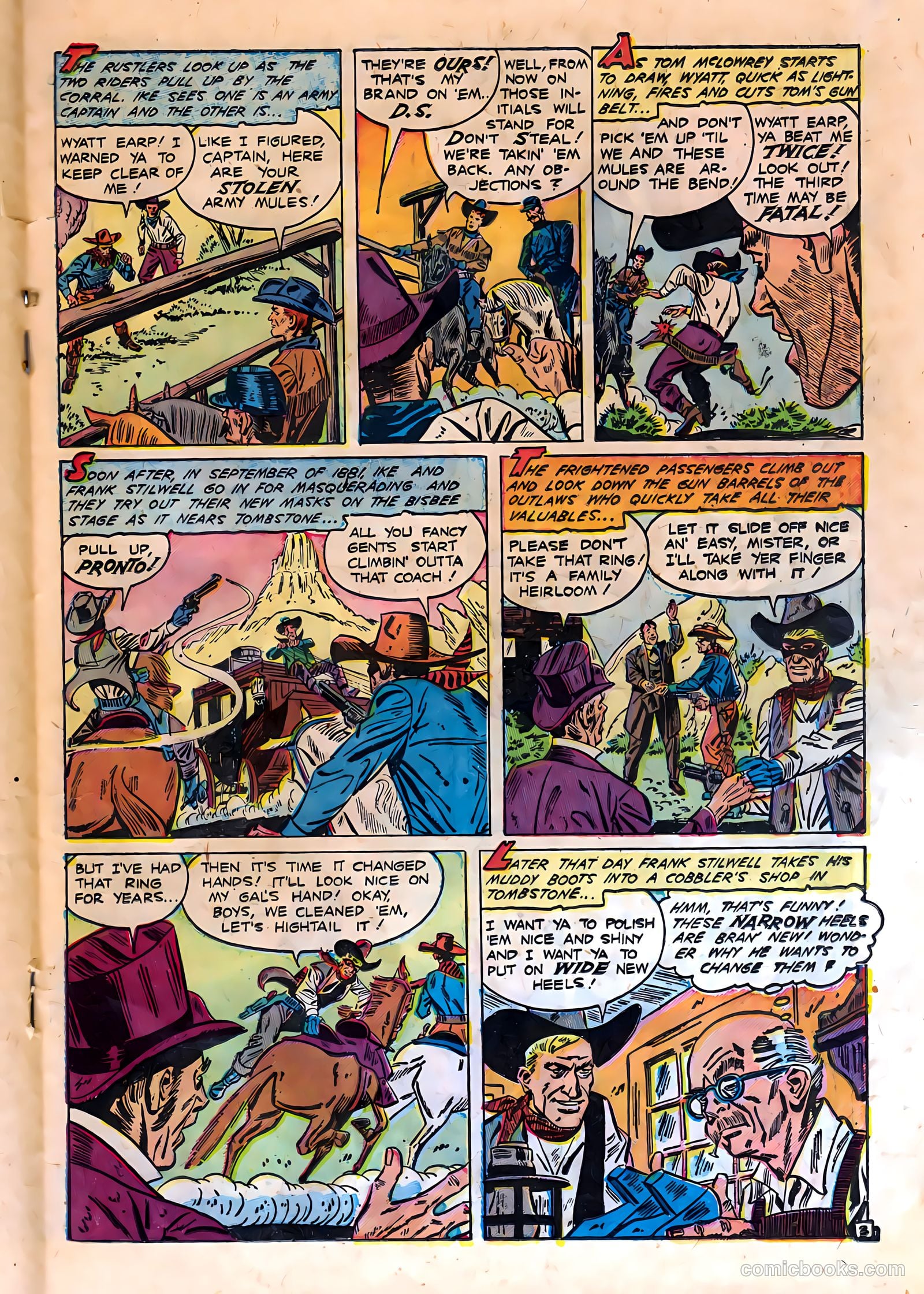 Bad Men of Tombstone #1 (1950) — page 19 of 36