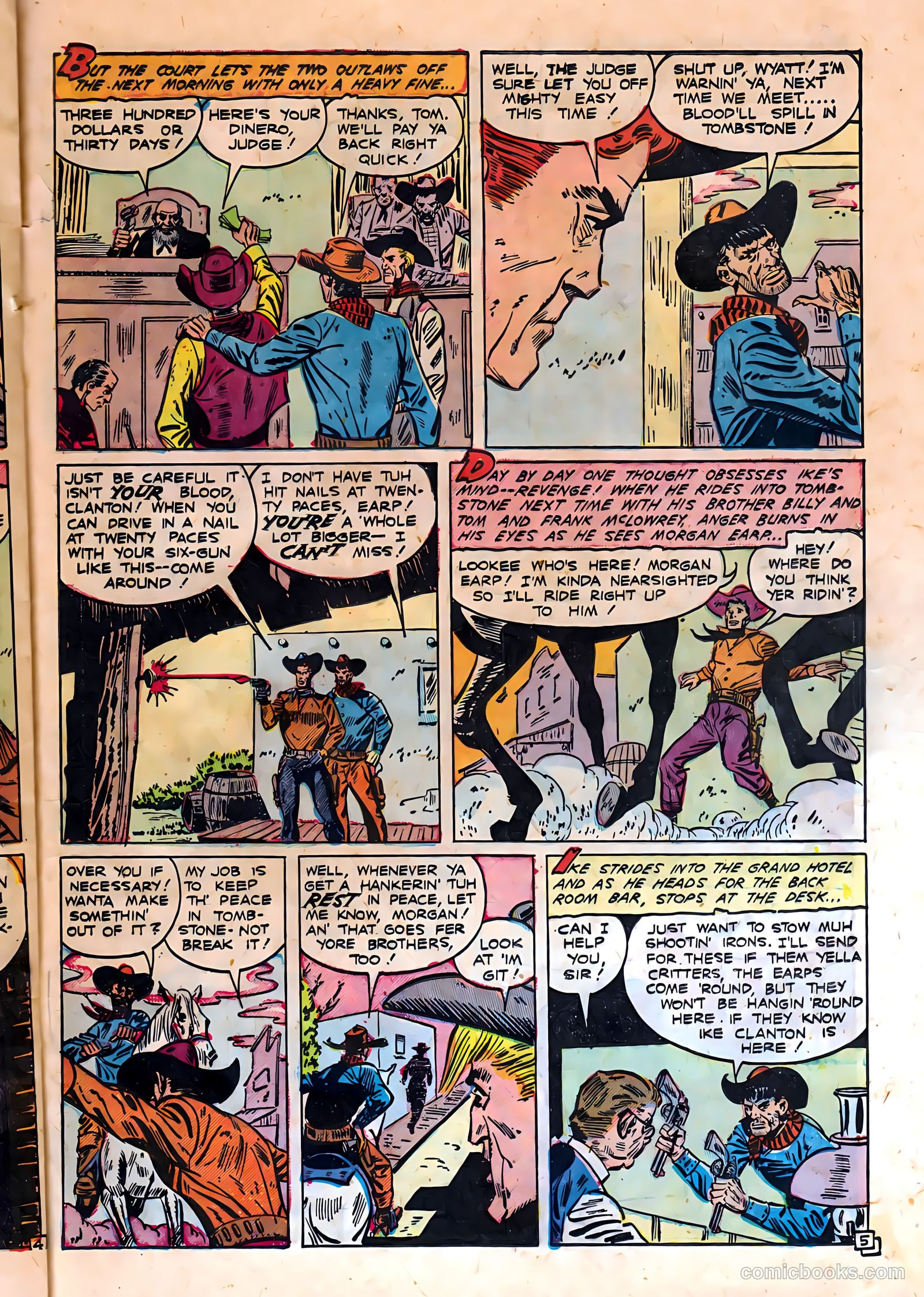 Bad Men of Tombstone #1 (1950) — page 21 of 36