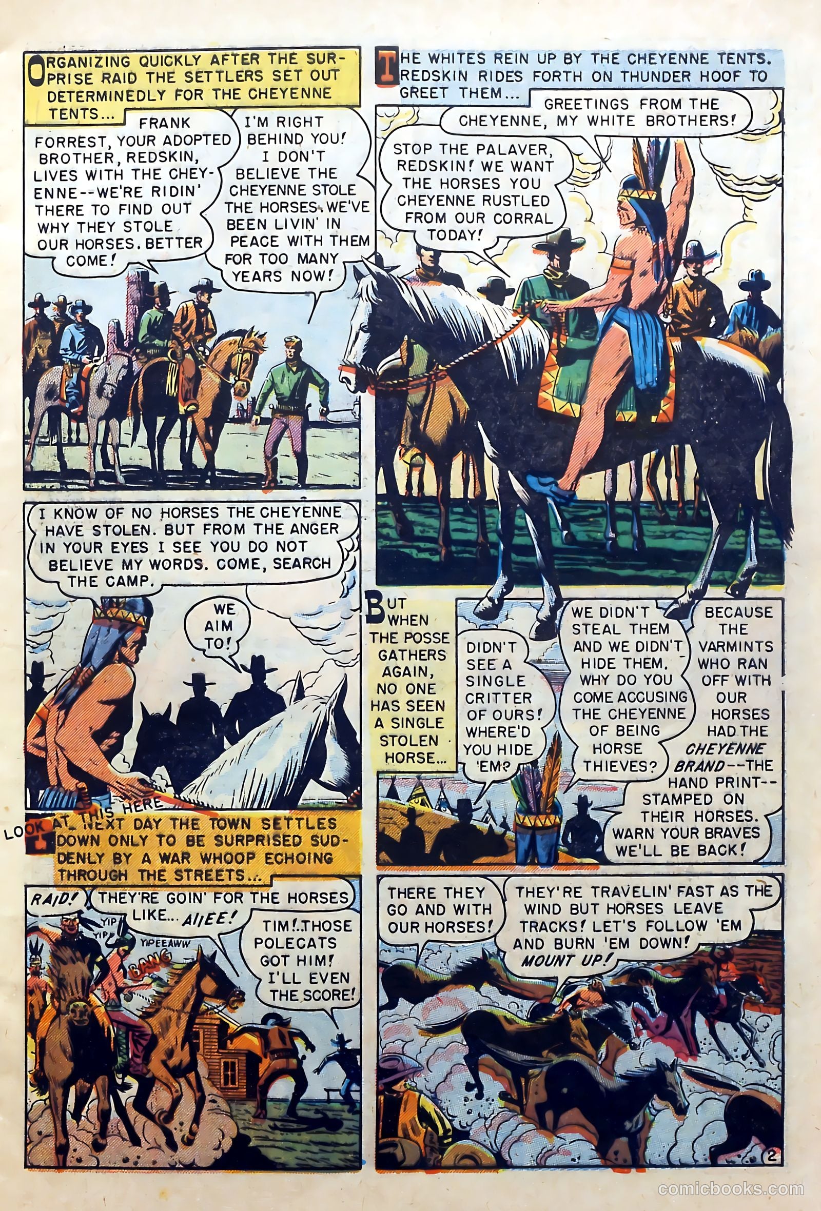 Redskin #1 (1950) — page 5 of 37