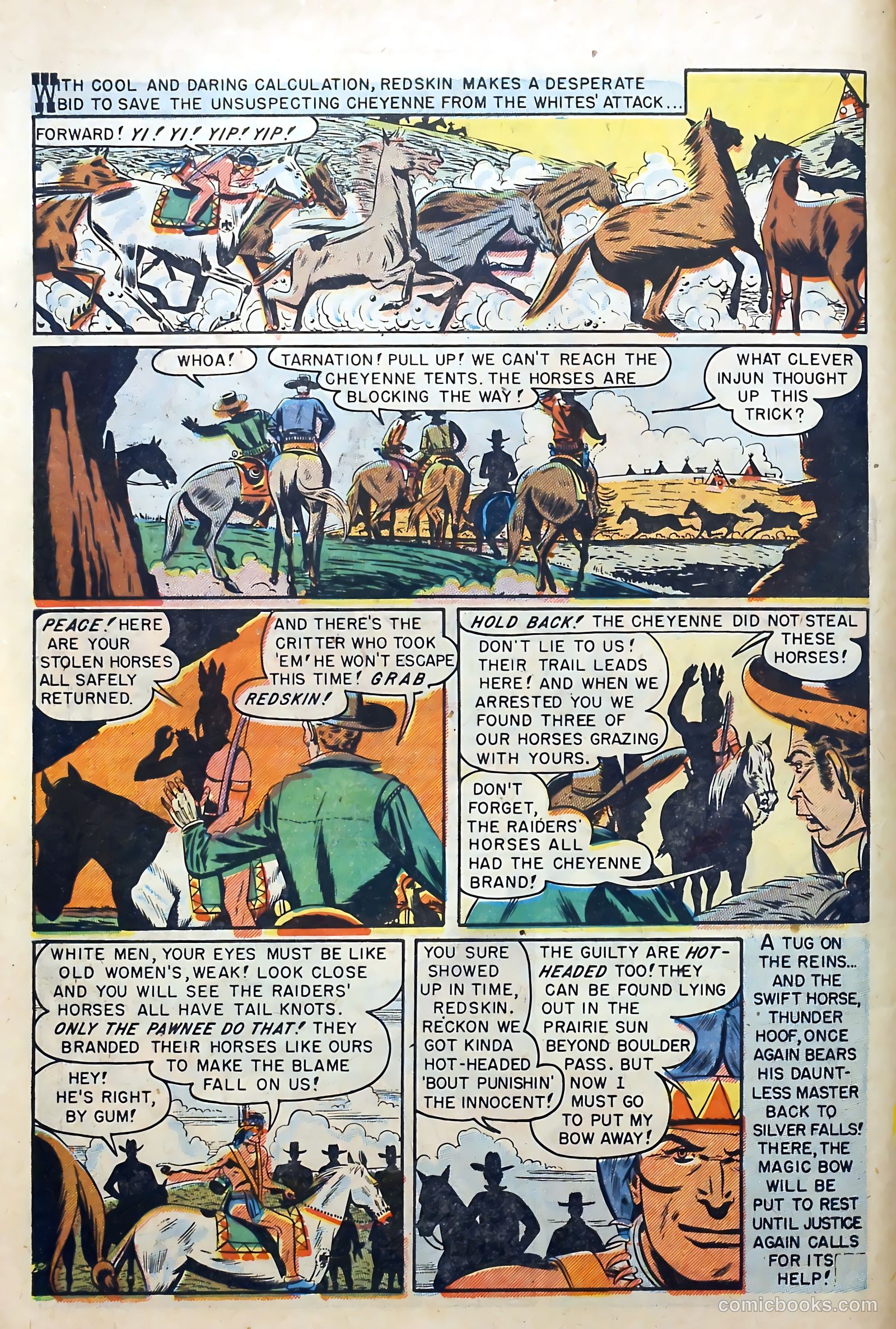 Redskin #1 (1950) — page 10 of 37