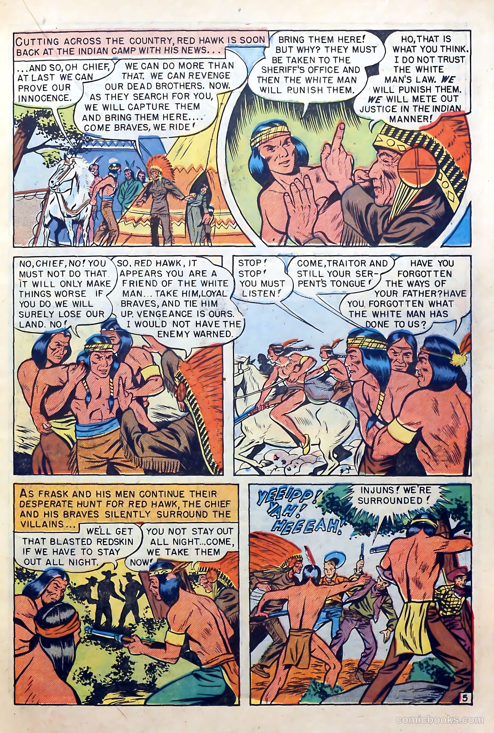 Redskin #1 (1950) — page 15 of 37