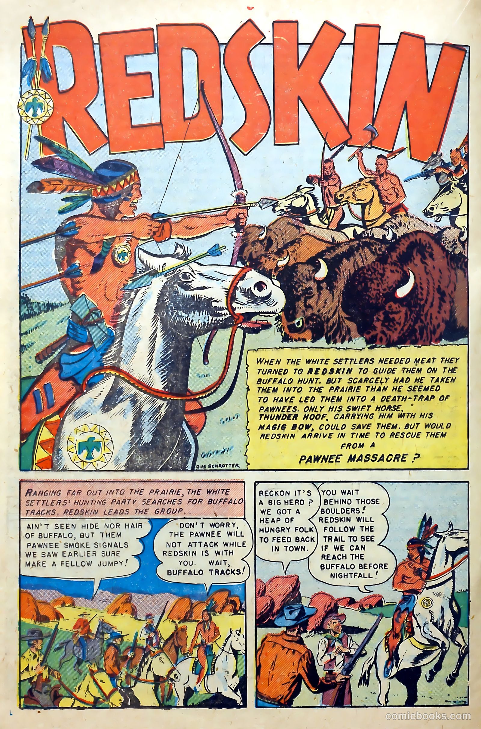 Redskin #1 (1950) — page 20 of 37