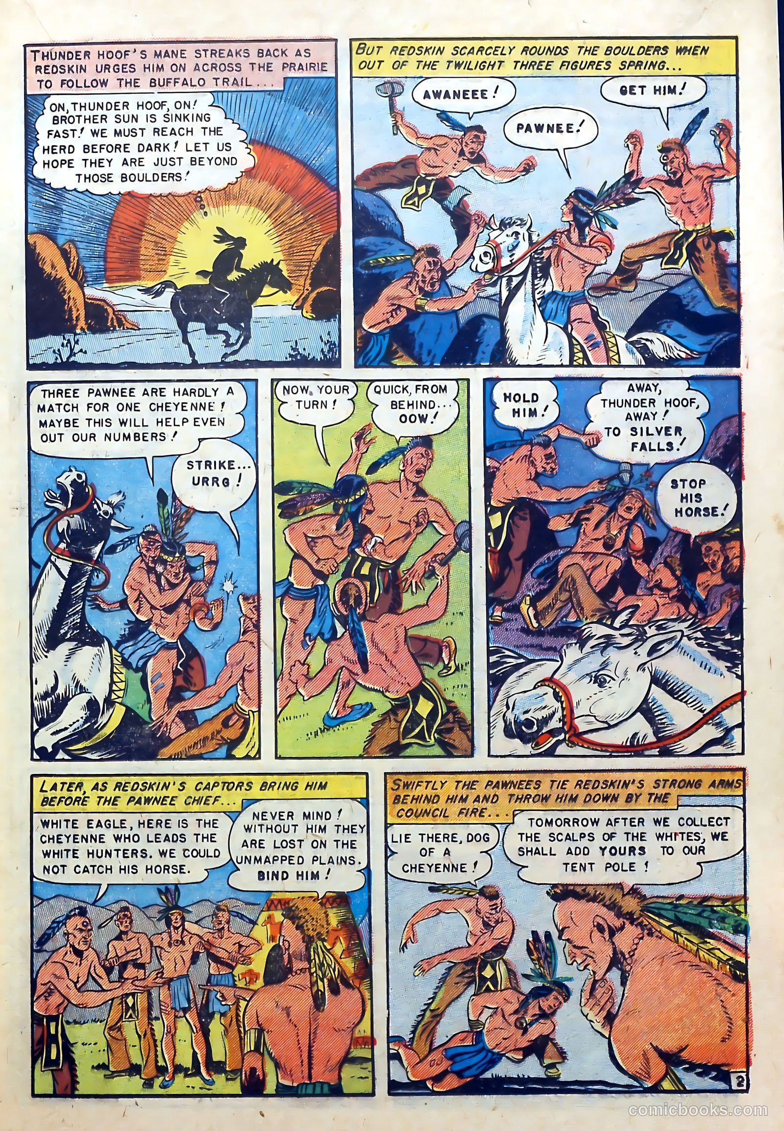 Redskin #1 (1950) — page 21 of 37