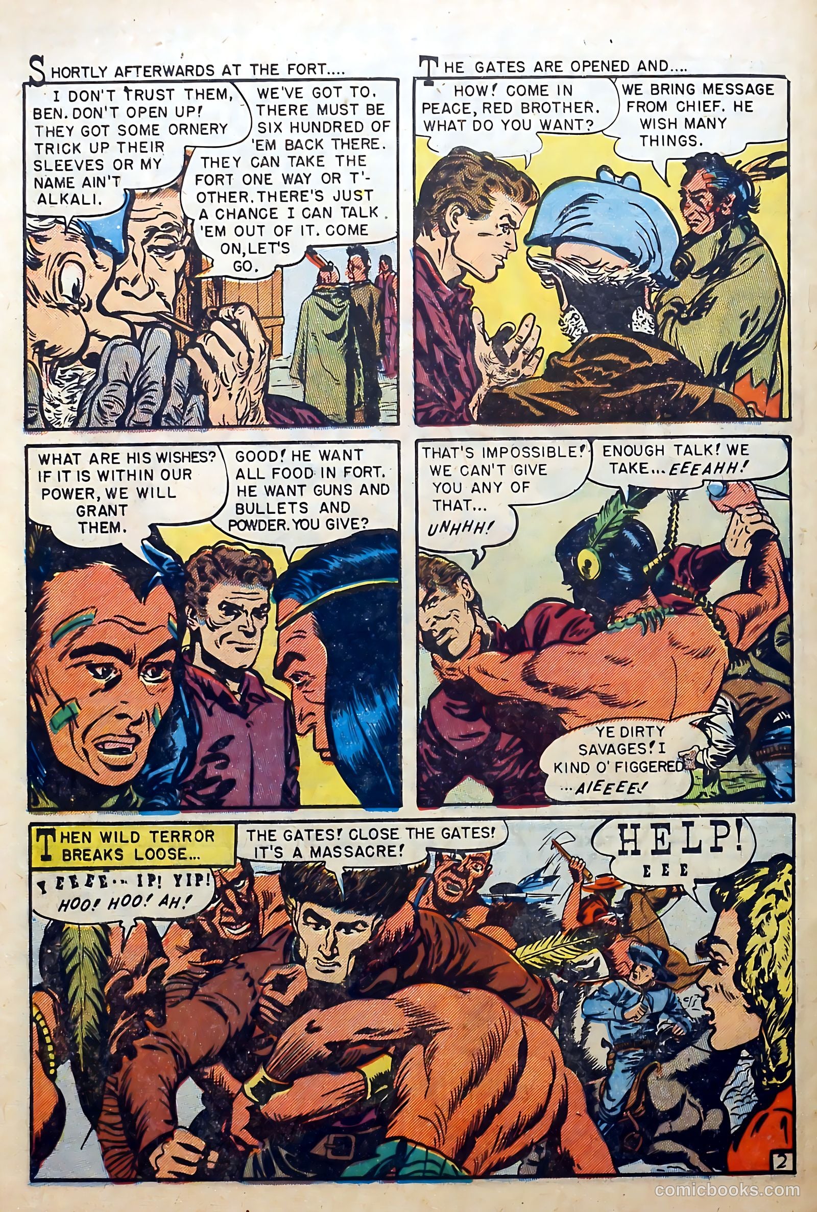 Redskin #1 (1950) — page 28 of 37