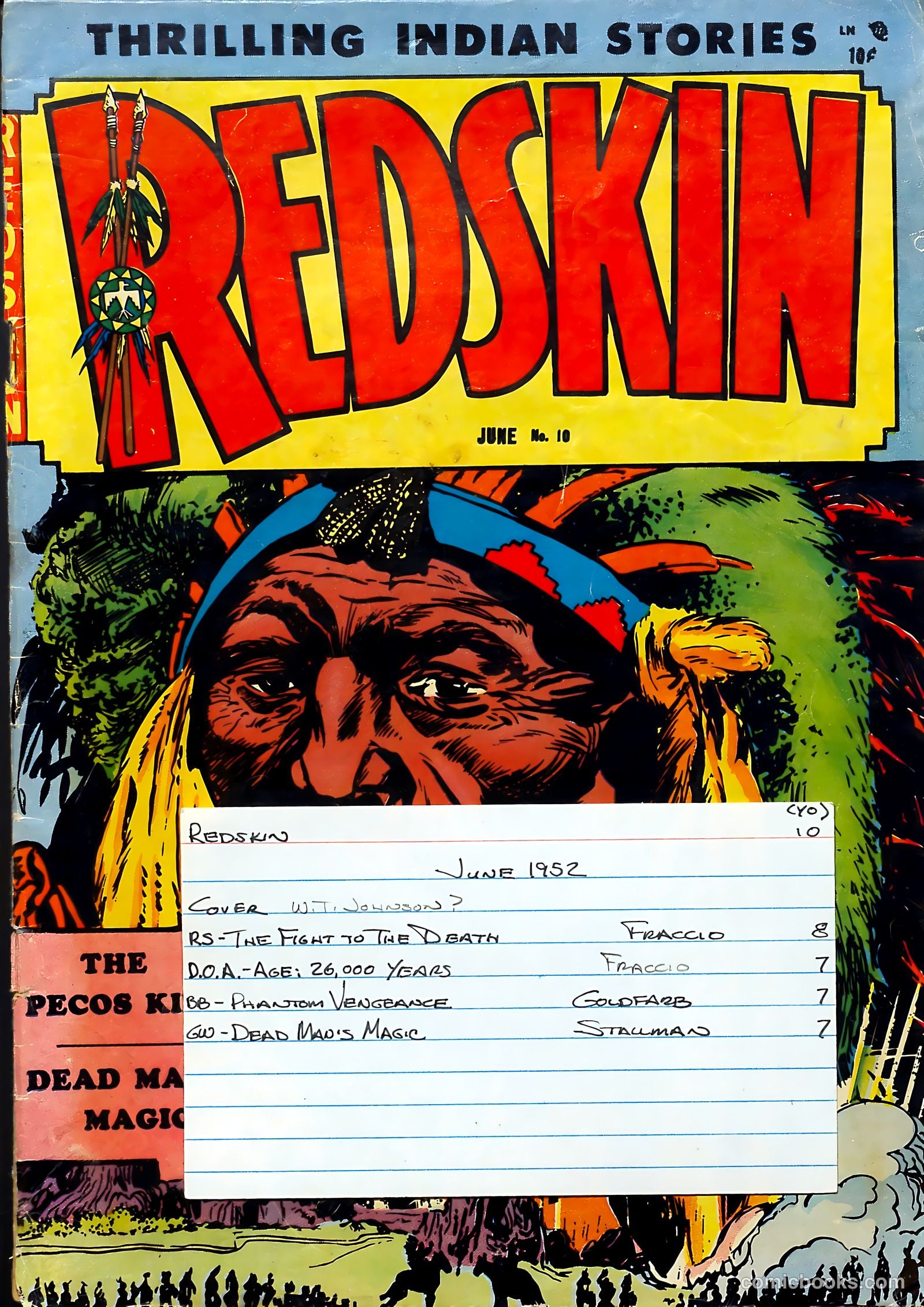 Redskin #10 (1952) — page 37 of 37