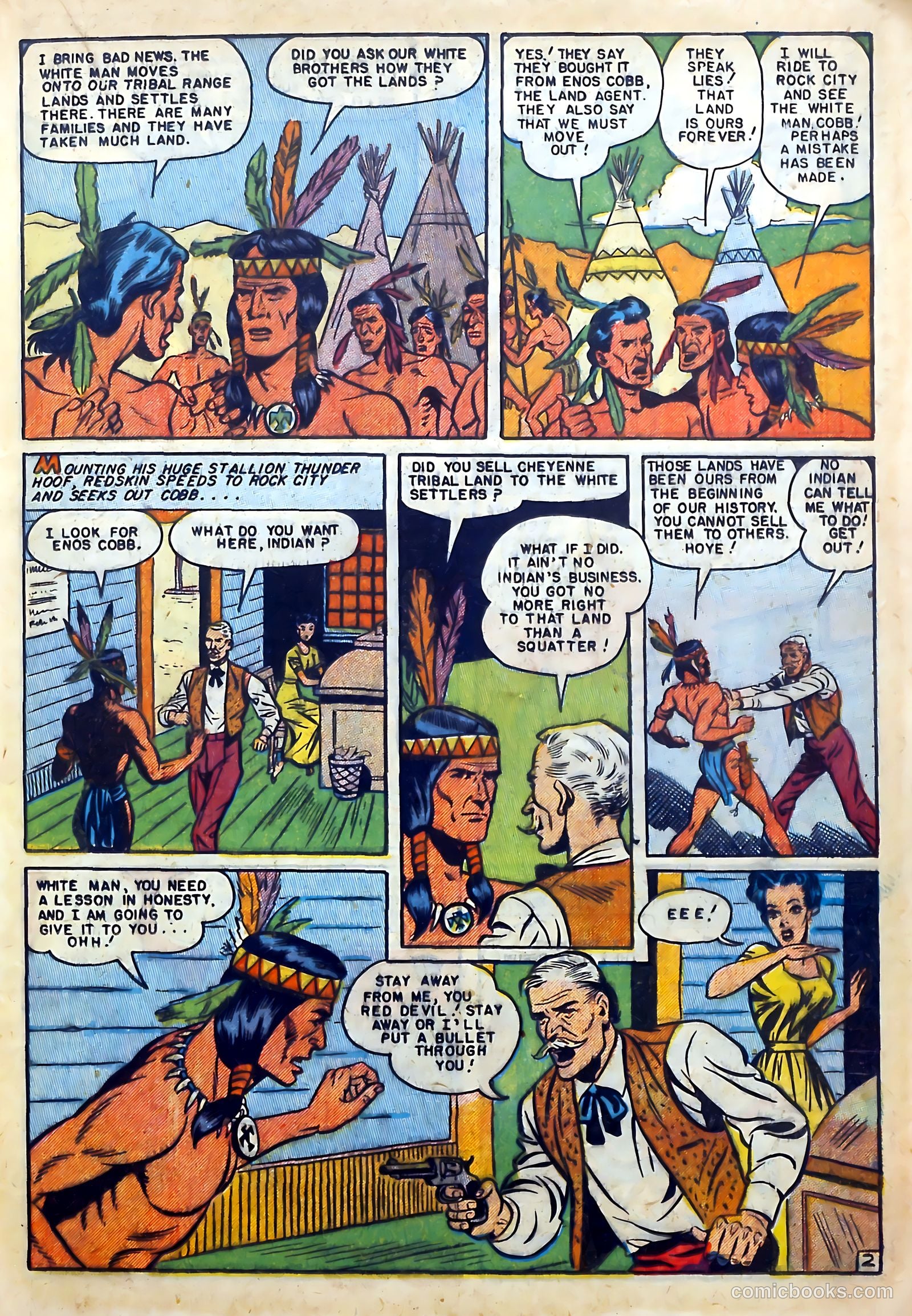 Redskin #2 (1950) — page 21 of 36