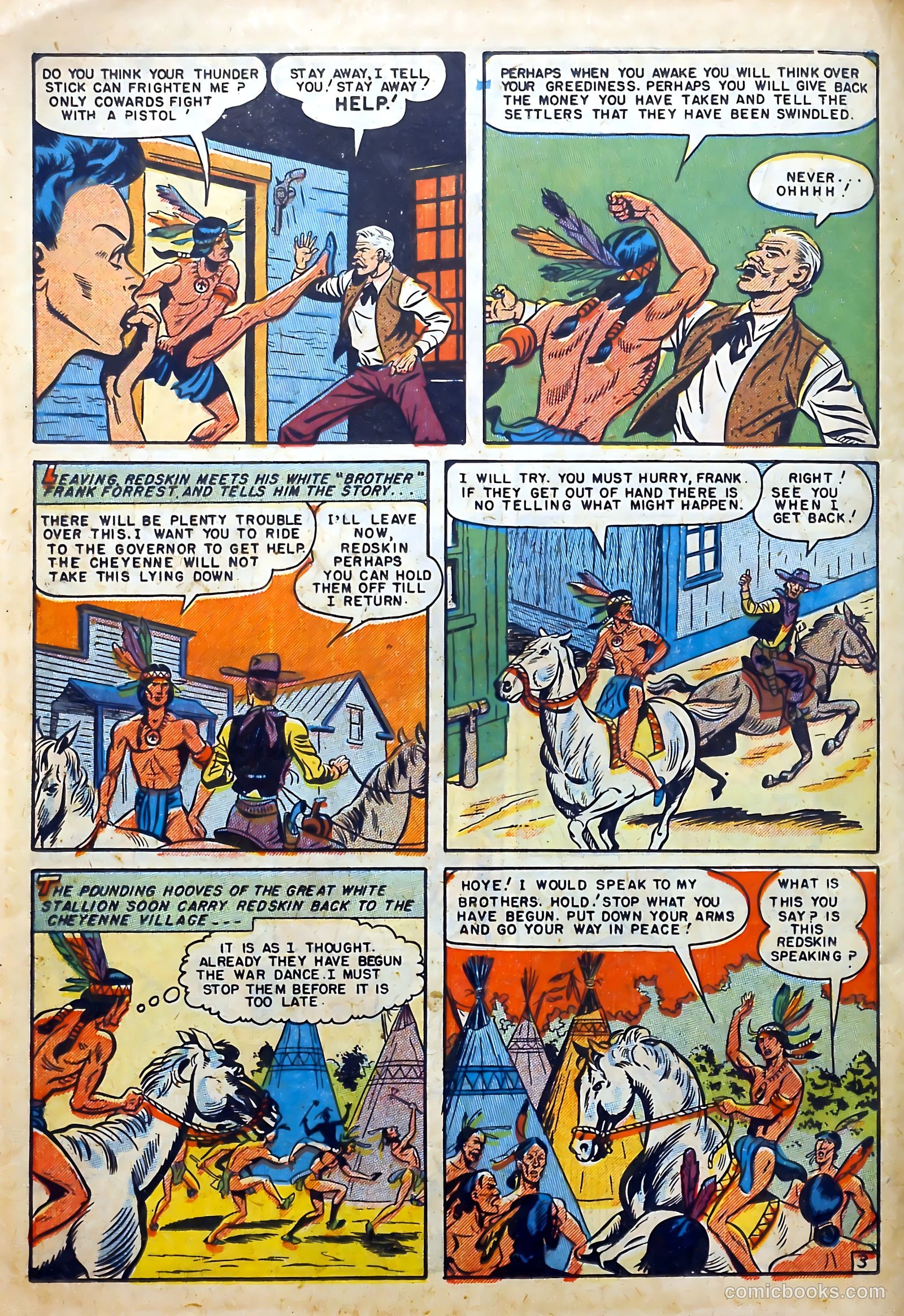 Redskin #2 (1950) — page 22 of 36