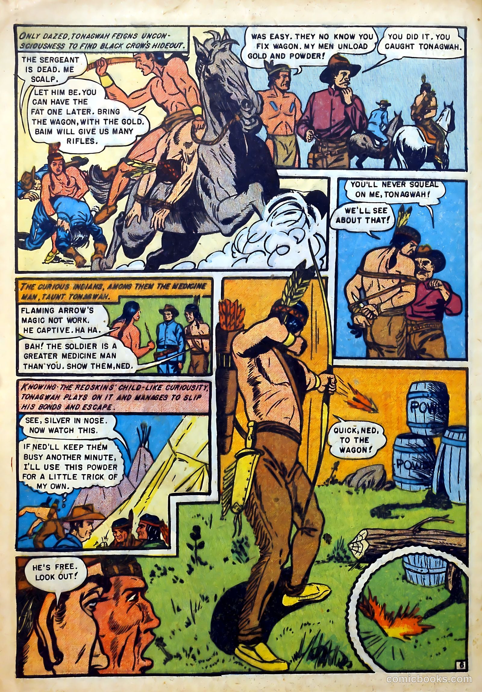 Redskin #2 (1950) — page 32 of 36