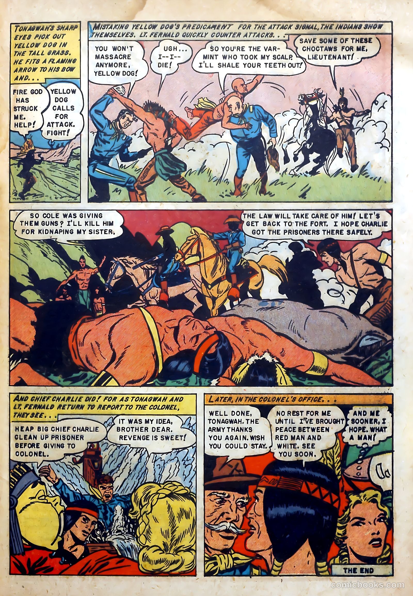 Redskin #3 (1951) — page 33 of 37