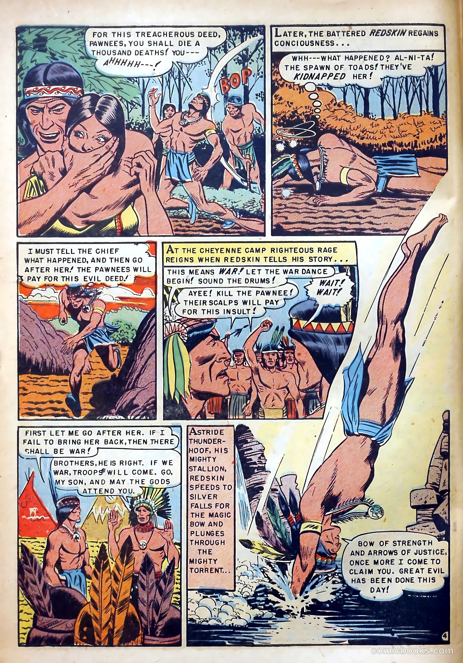 Redskin #4 (1951) — page 6 of 36