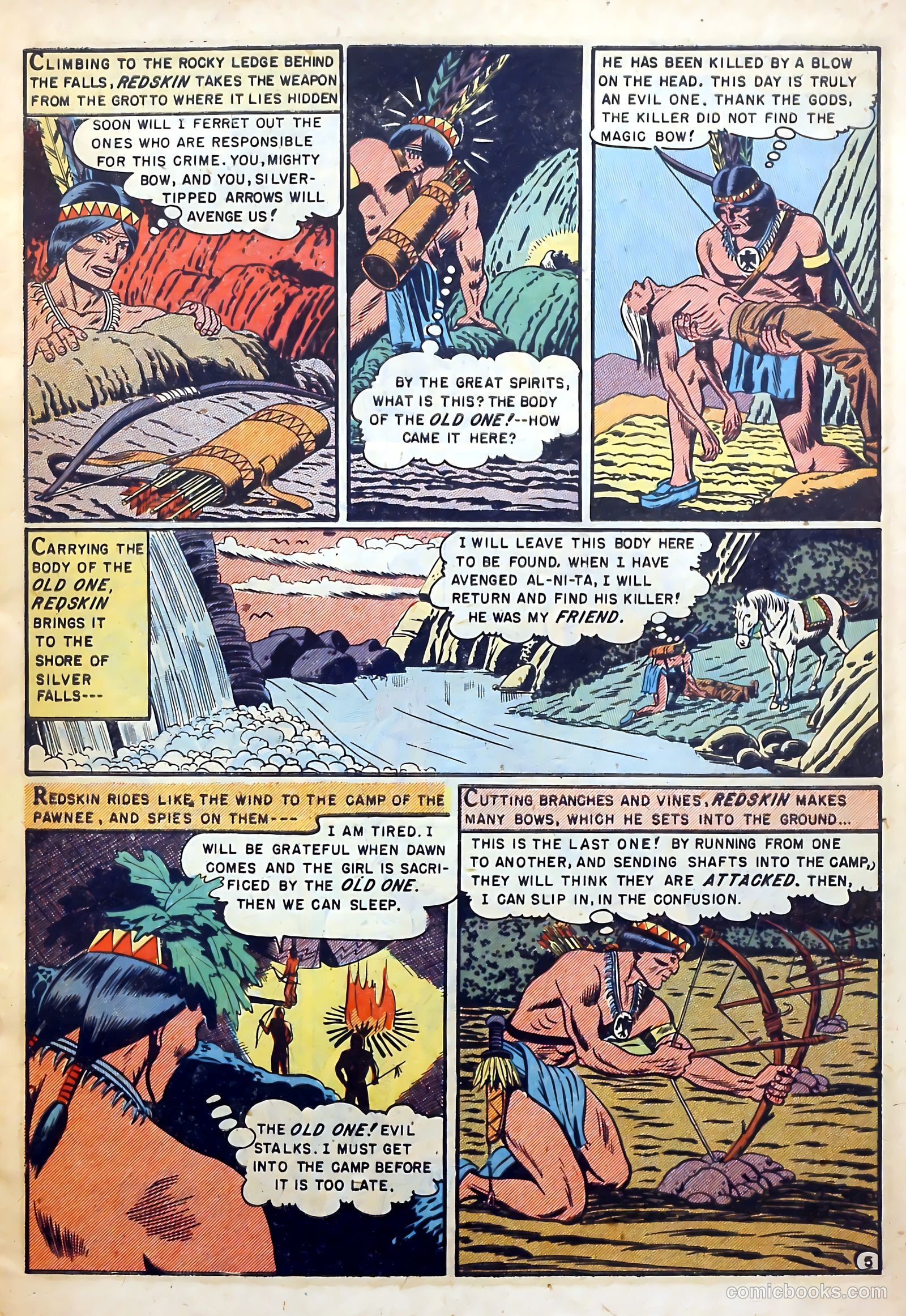 Redskin #4 (1951) — page 7 of 36