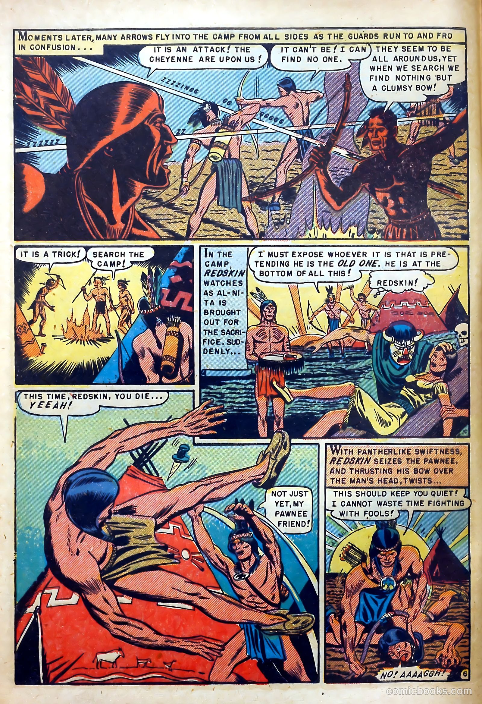 Redskin #4 (1951) — page 8 of 36