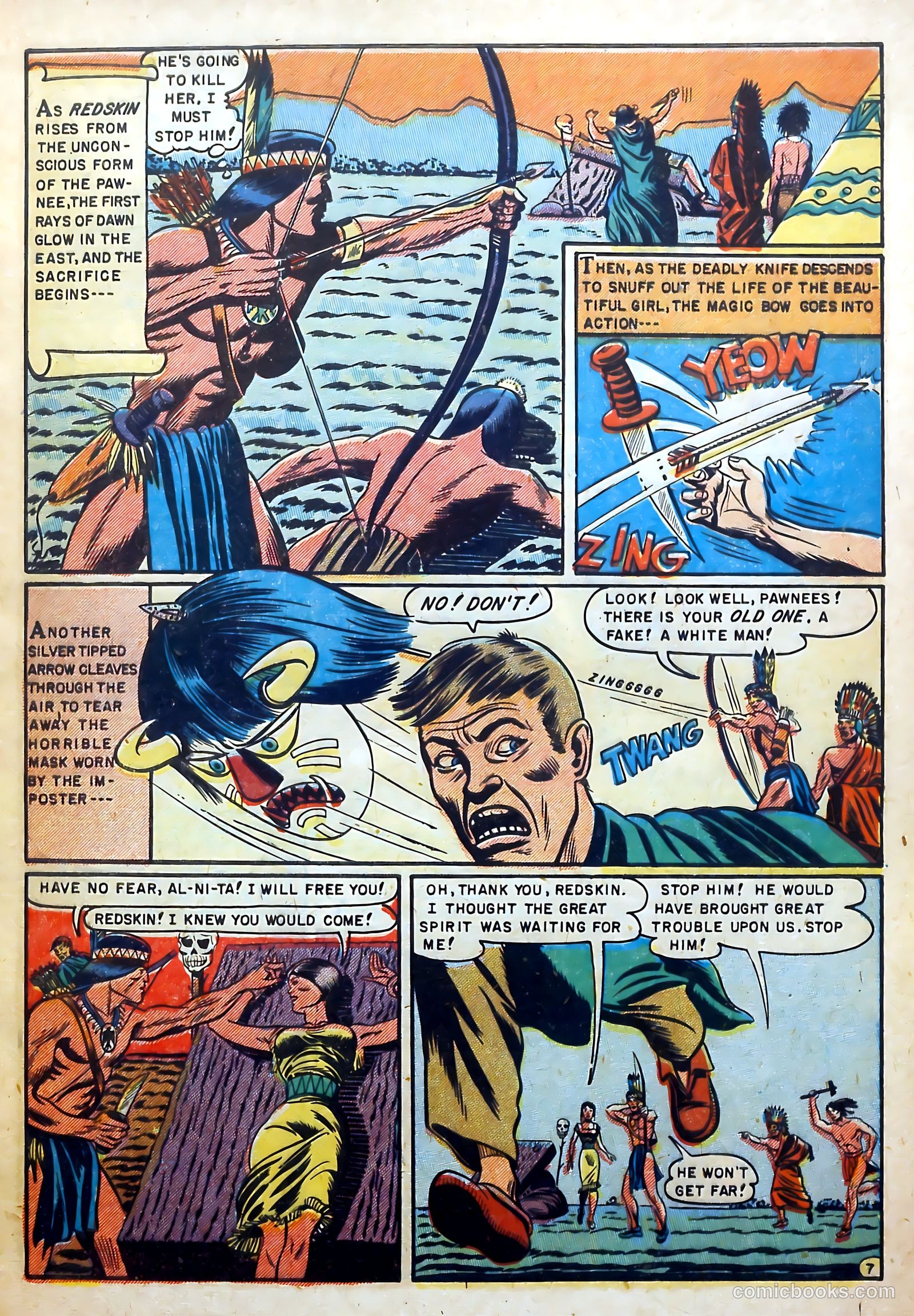 Redskin #4 (1951) — page 9 of 36