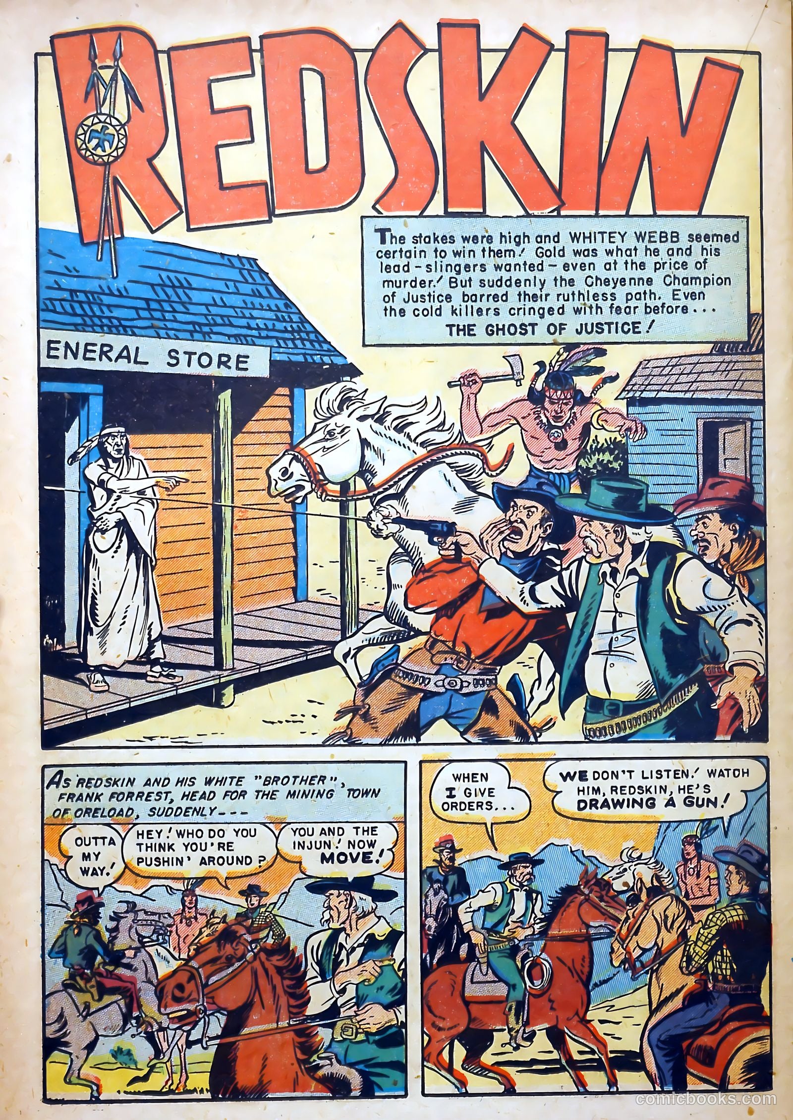 Redskin #4 (1951) — page 20 of 36